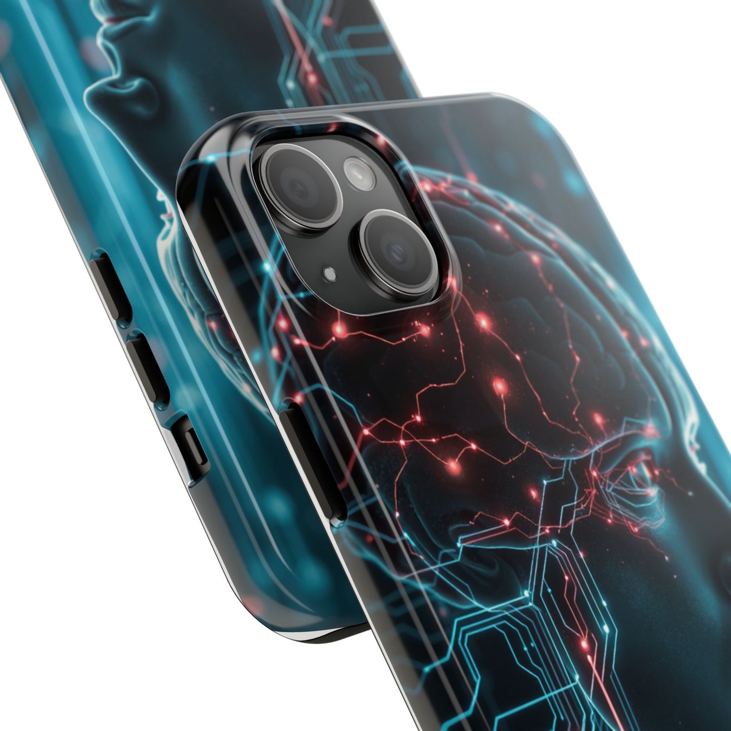 Futuristic Brain Design Tough Phone Case