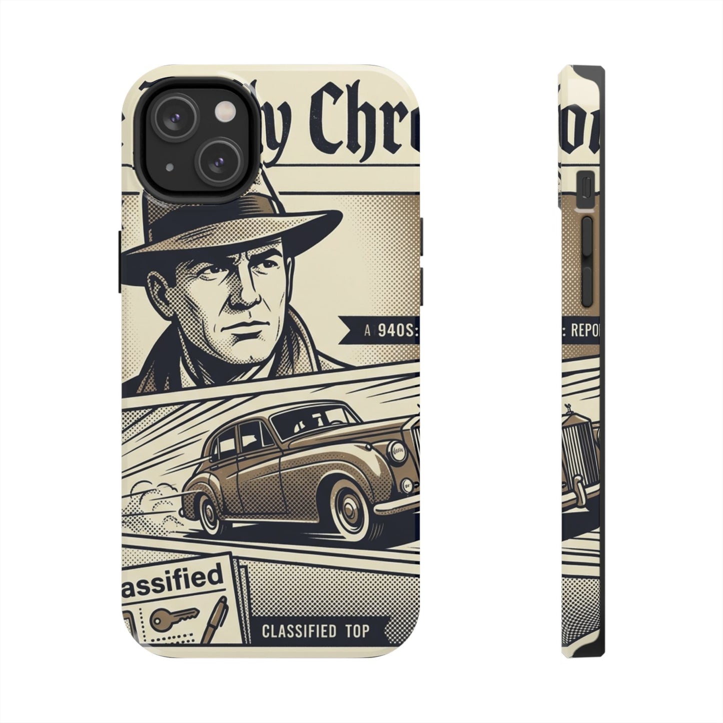 Old Newspaper Tough Phone Case
