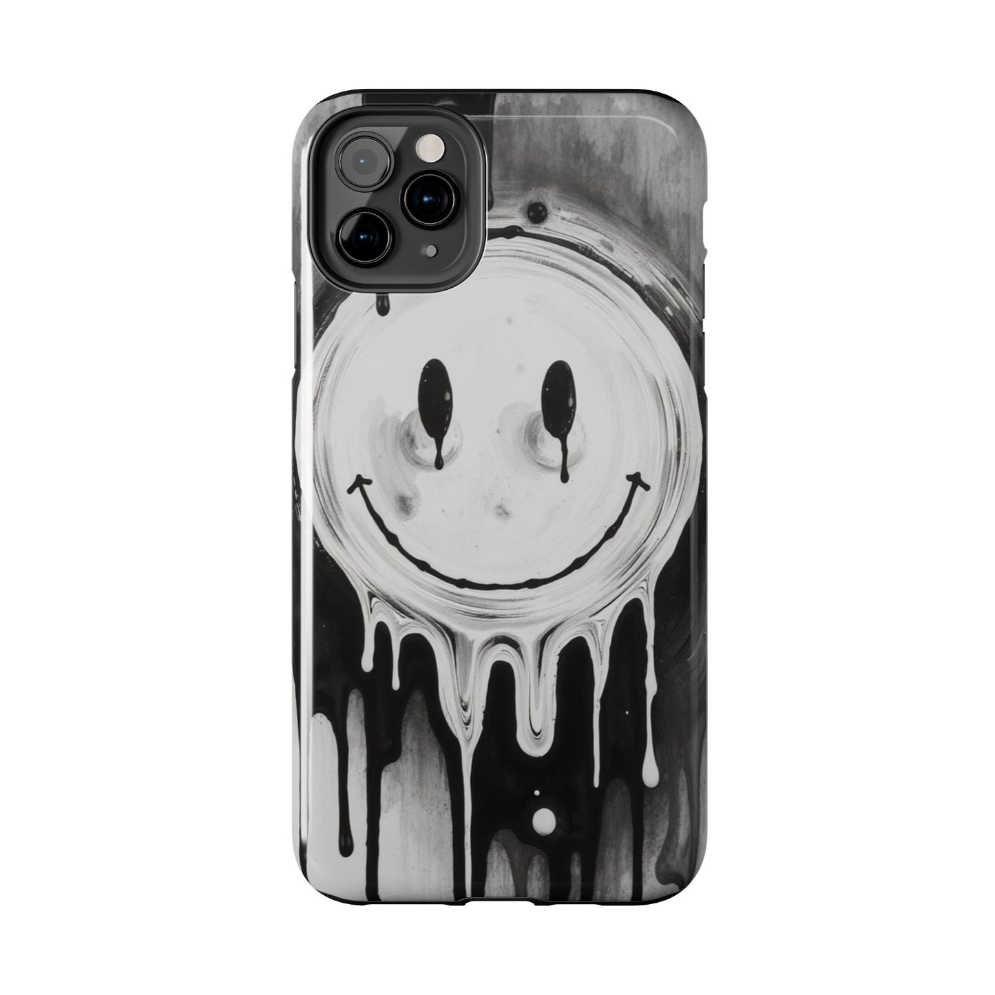 Dripping Smiley Tough Phone Case - Stylish & Durable Protection