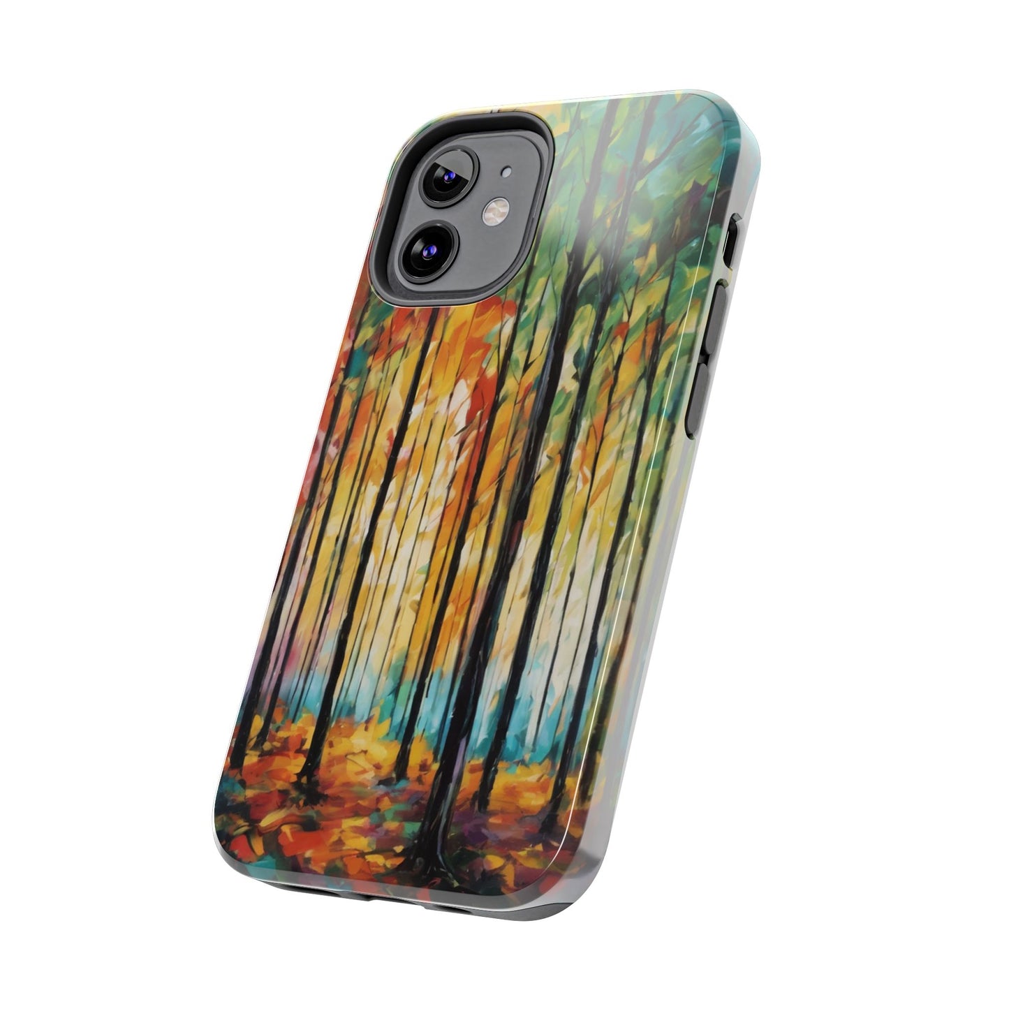 Autumn Forest Tough Phone Case - Colorful Nature Design - for iPhone