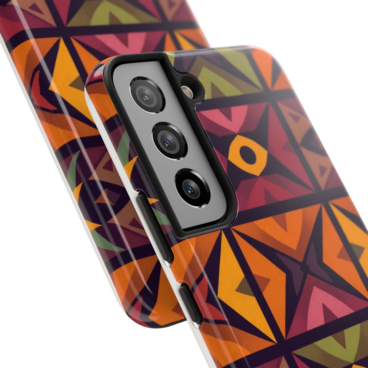 Vibrant Tribal Geometric Tough Phone Case - Colorful Protection for Your iPhone