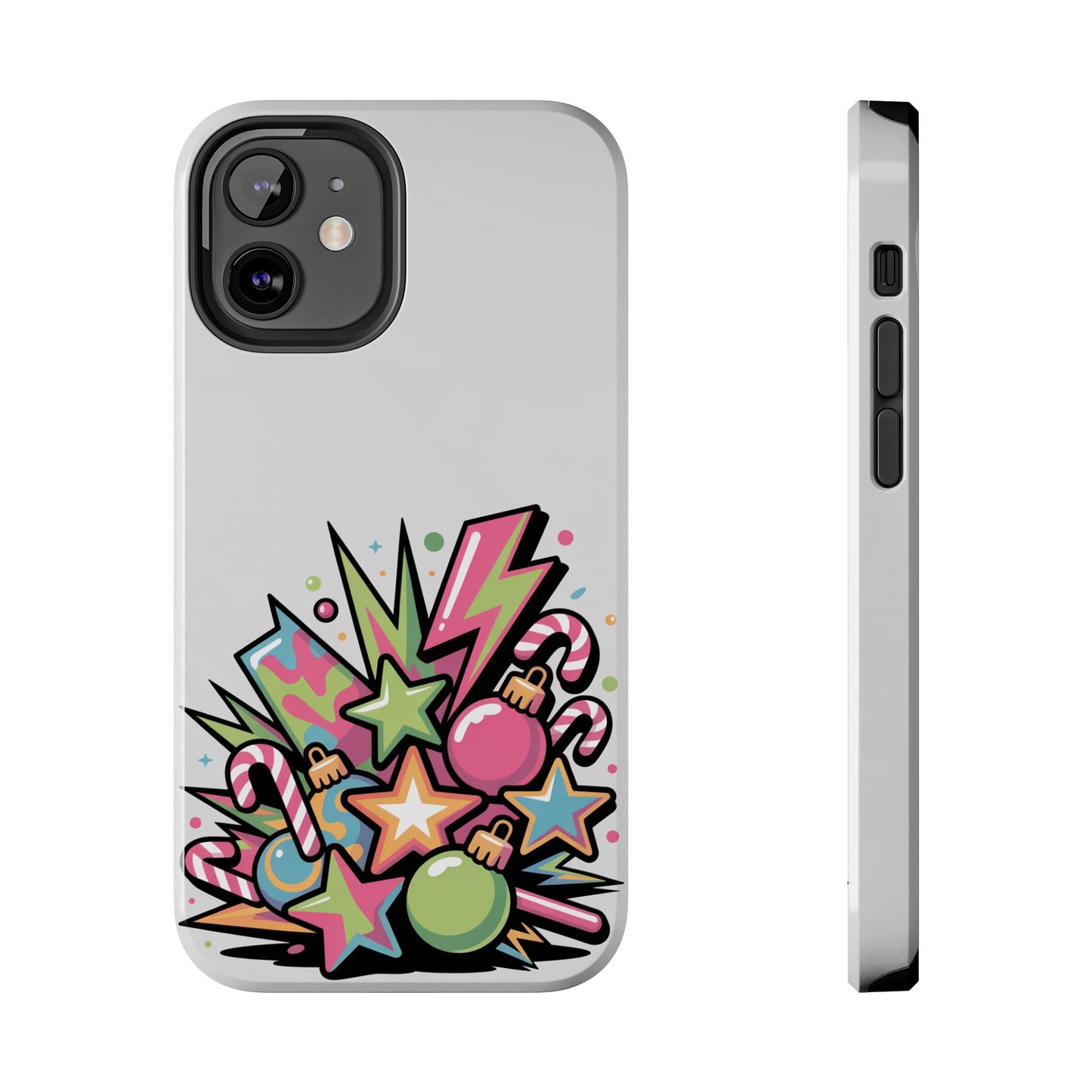 Colorful Explosion Retro Christmas Tough Phone Case