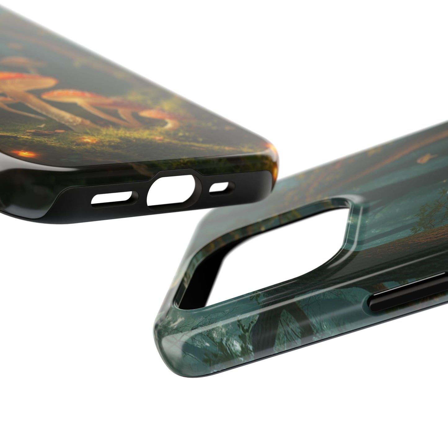 Whimsical Mushroom Tough Phone Case - Forest Fantasy Design