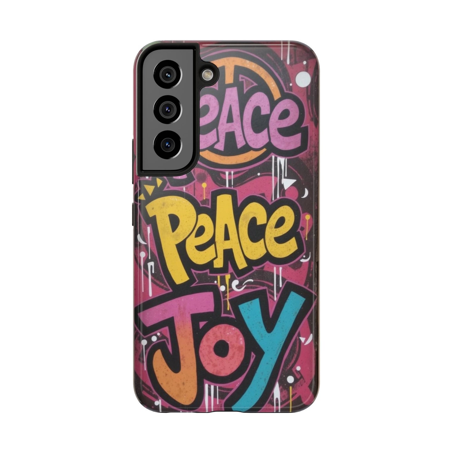 Colorful Peace Joy Tough Phone Case