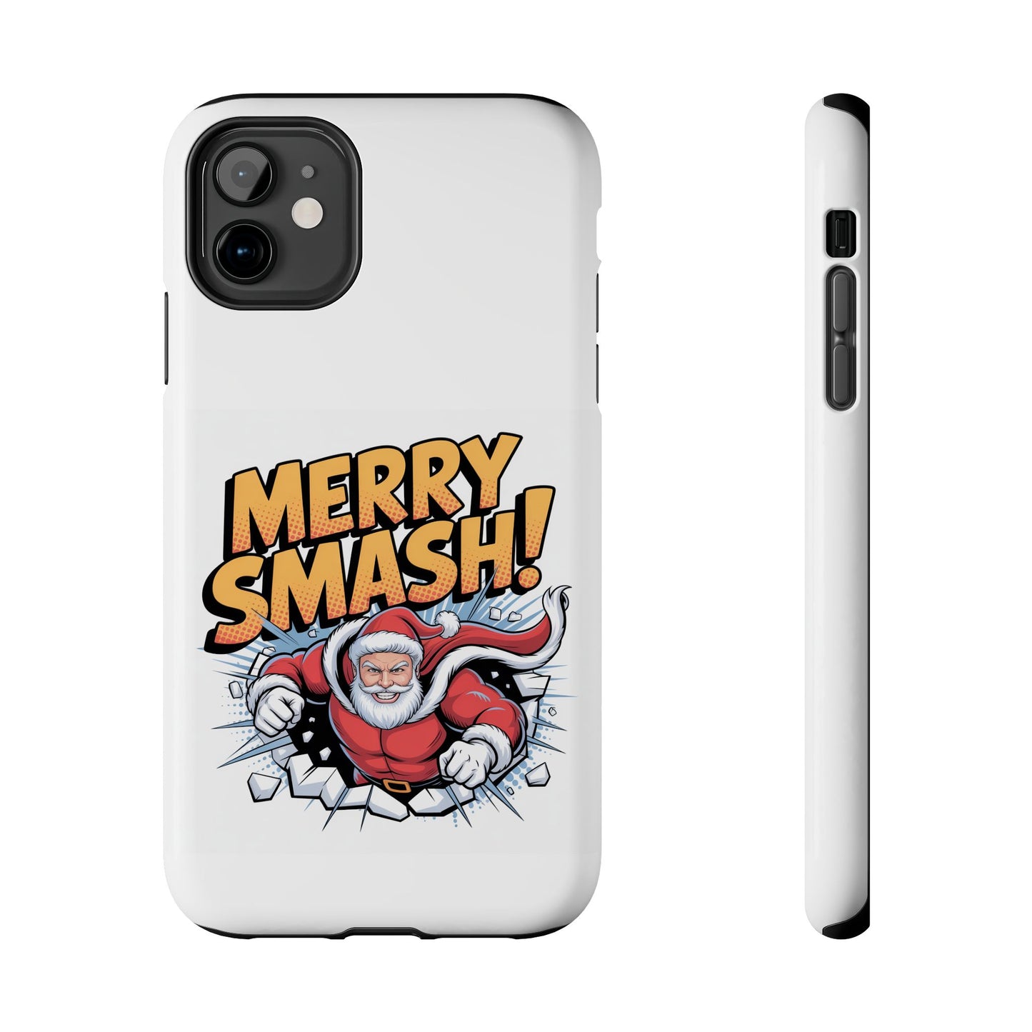 Santa Merry Smash Phone Case