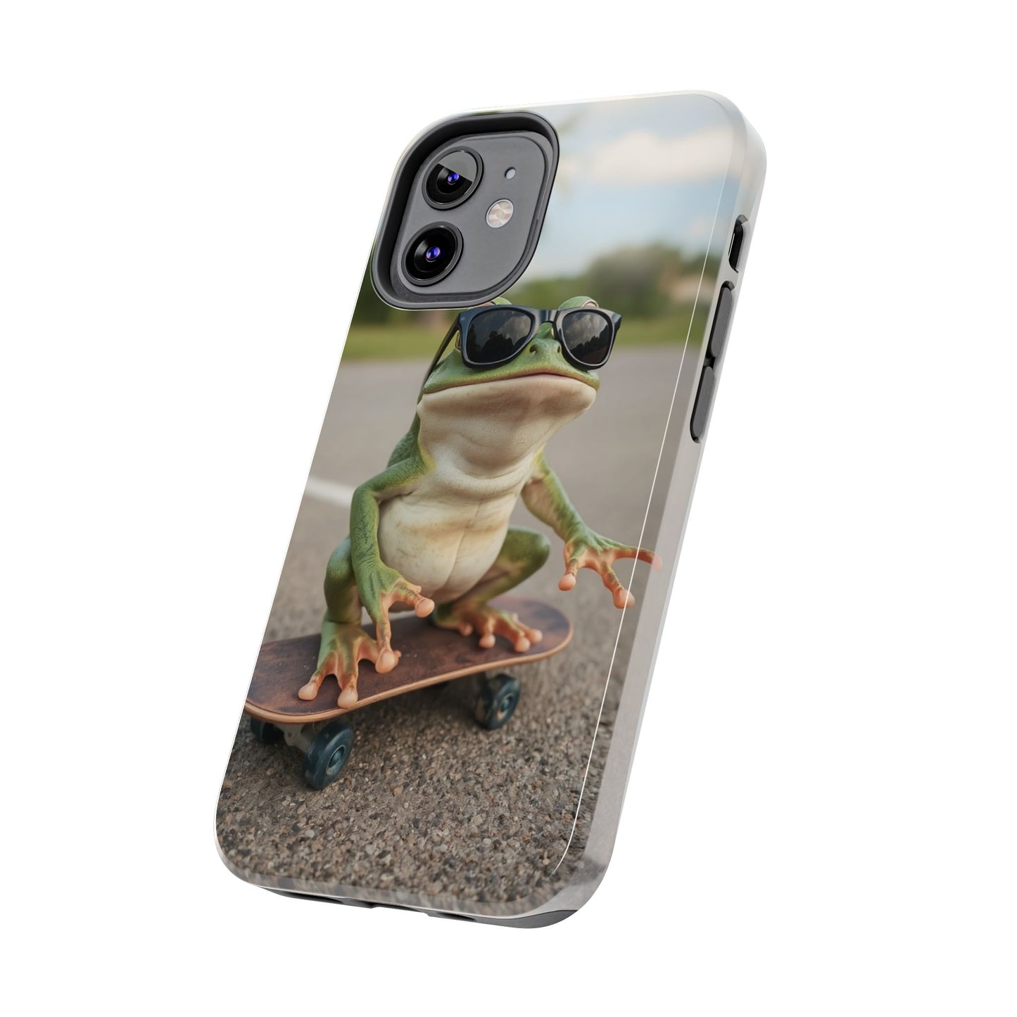 Cool Frog Skateboard Phone Case - Tough and Stylish Protection