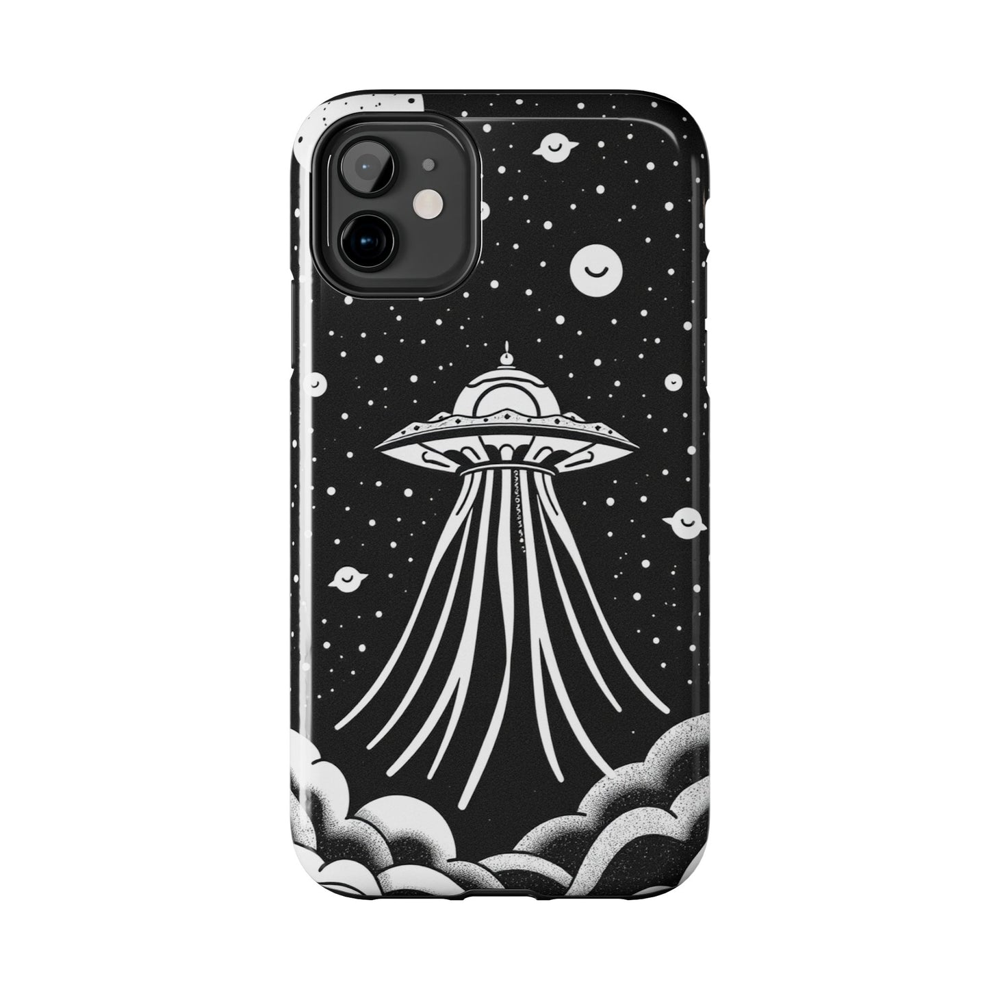 Galaxy UFO Tough Phone Case - Durable Protection with Unique Space Design