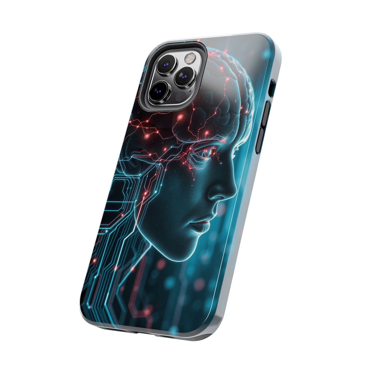 Futuristic Brain Design Tough Phone Case