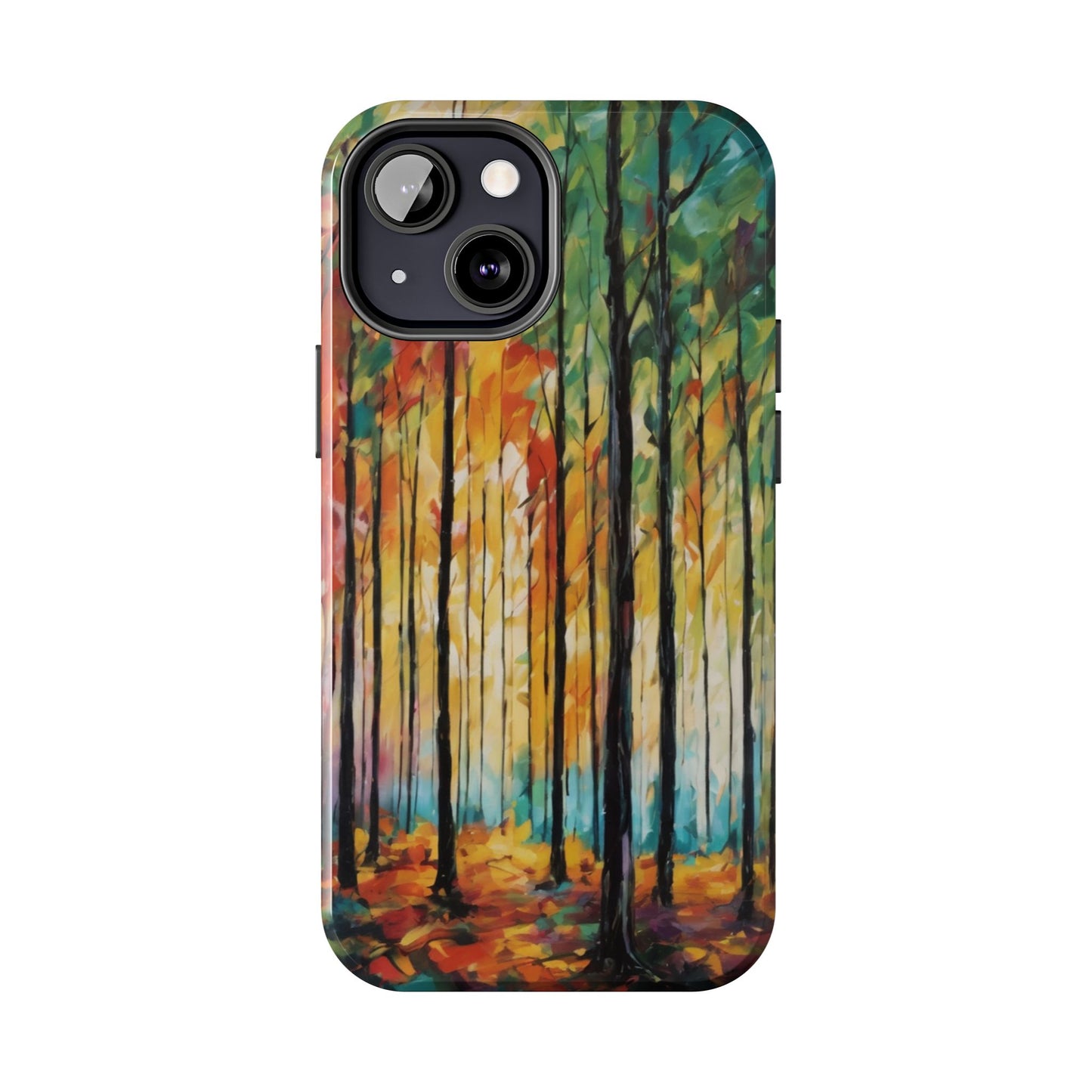 Autumn Forest Tough Phone Case - Colorful Nature Design - for iPhone