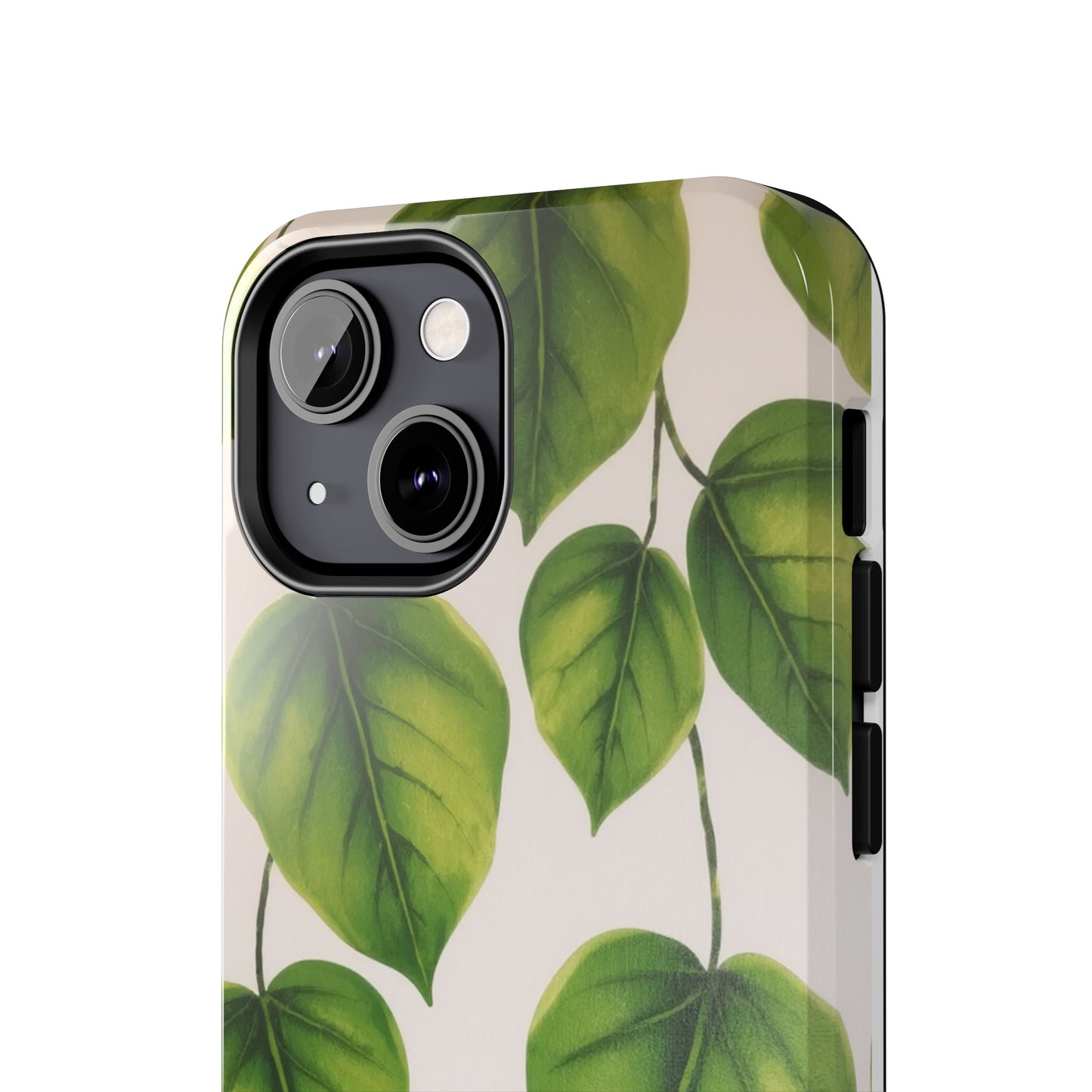 Tough Phone Cases with Green Leaf Design | Eco-Friendly Protection for Nature Lovers
