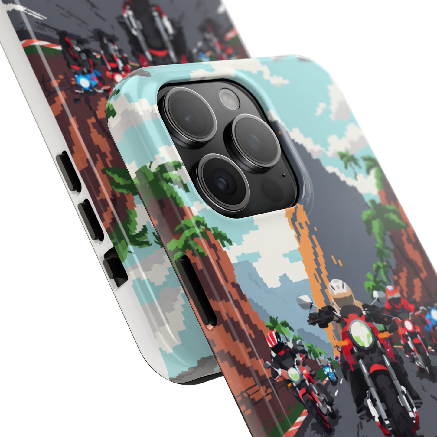 Retro Biker Tough Phone Case - Perfect for Motorcycle Lovers