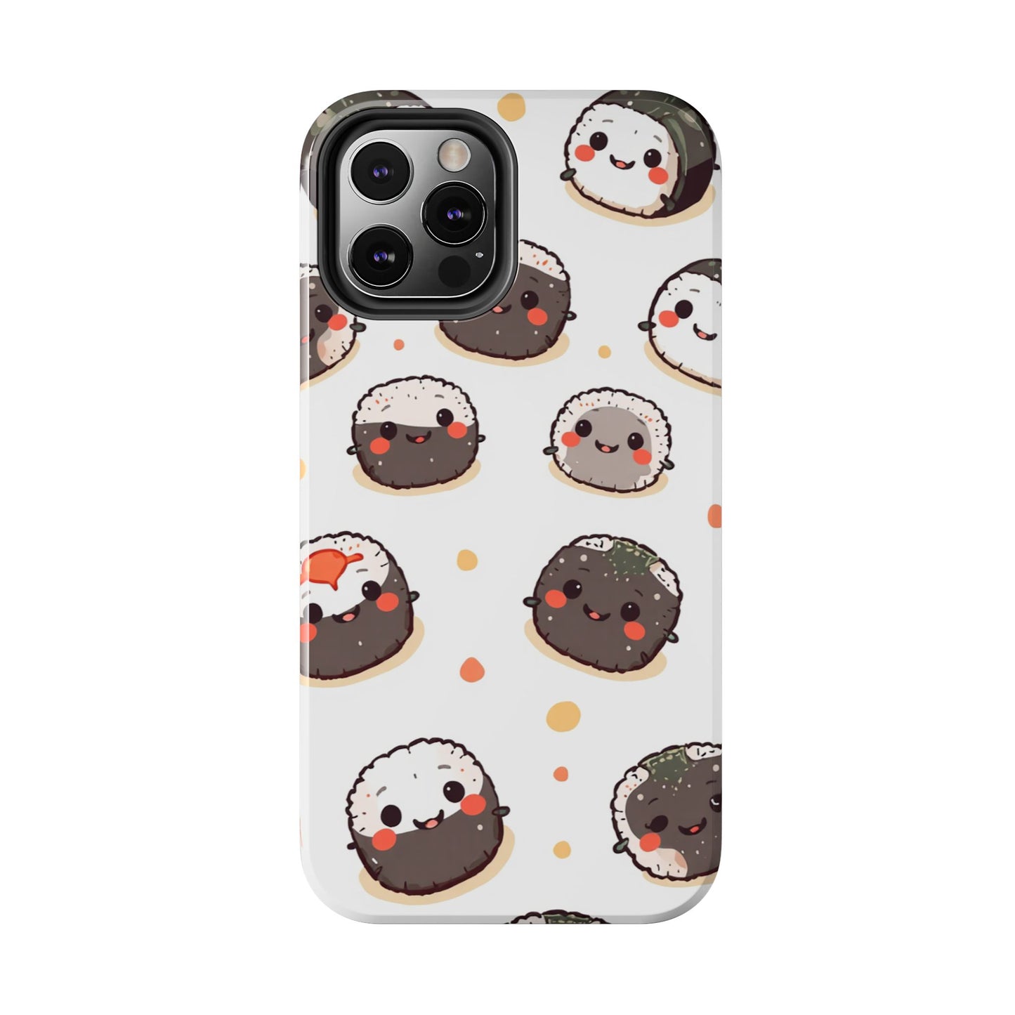 Cute Sushi Tough Phone Case - Kawaii Design for Food Lovers