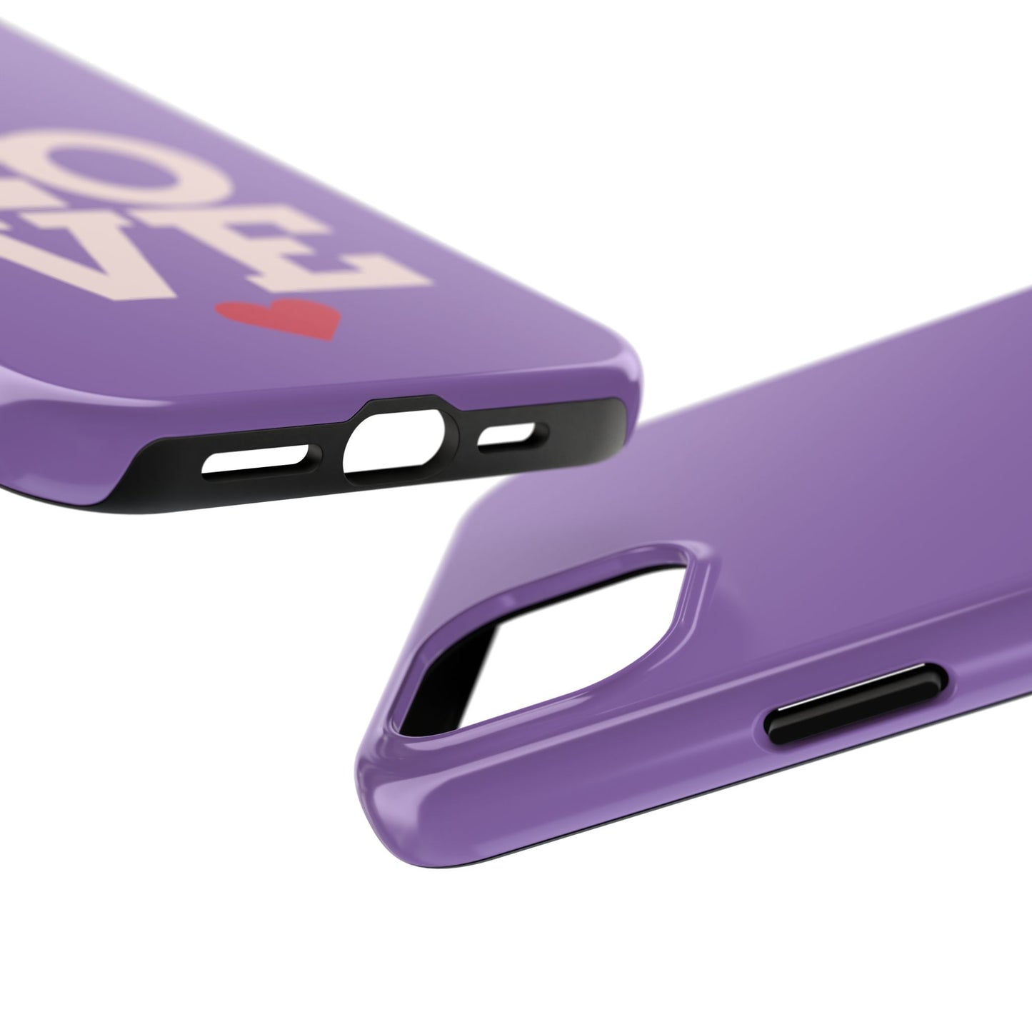 Purple Love Phone Case - Durable & Stylish Tough Case - for iPhone