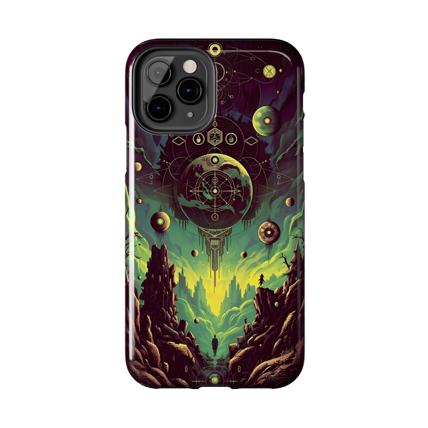 Cosmic Adventure Tough Phone Case - Galaxy Design for Space Enthusiasts - for iPhone