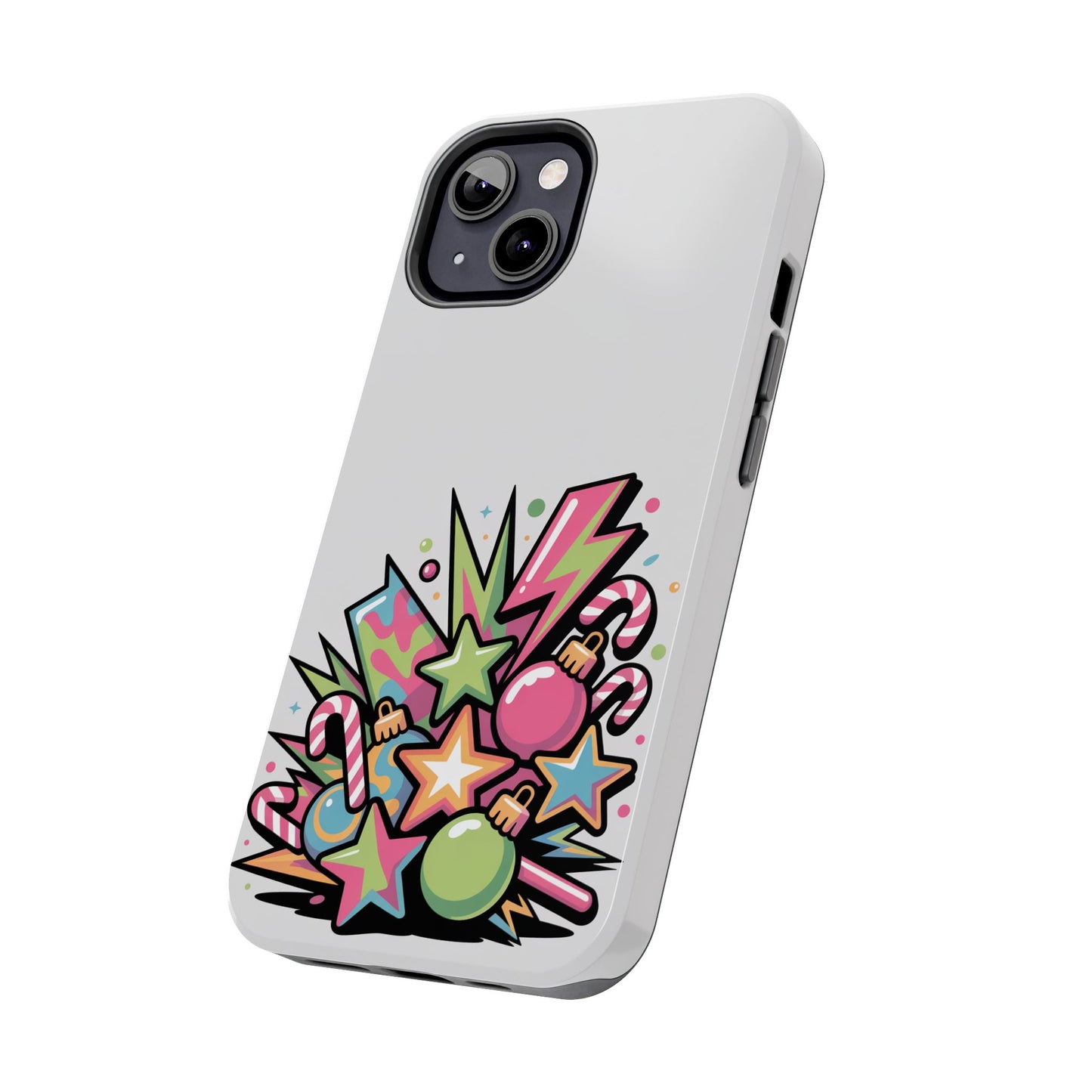Colorful Explosion Retro Christmas Tough Phone Case