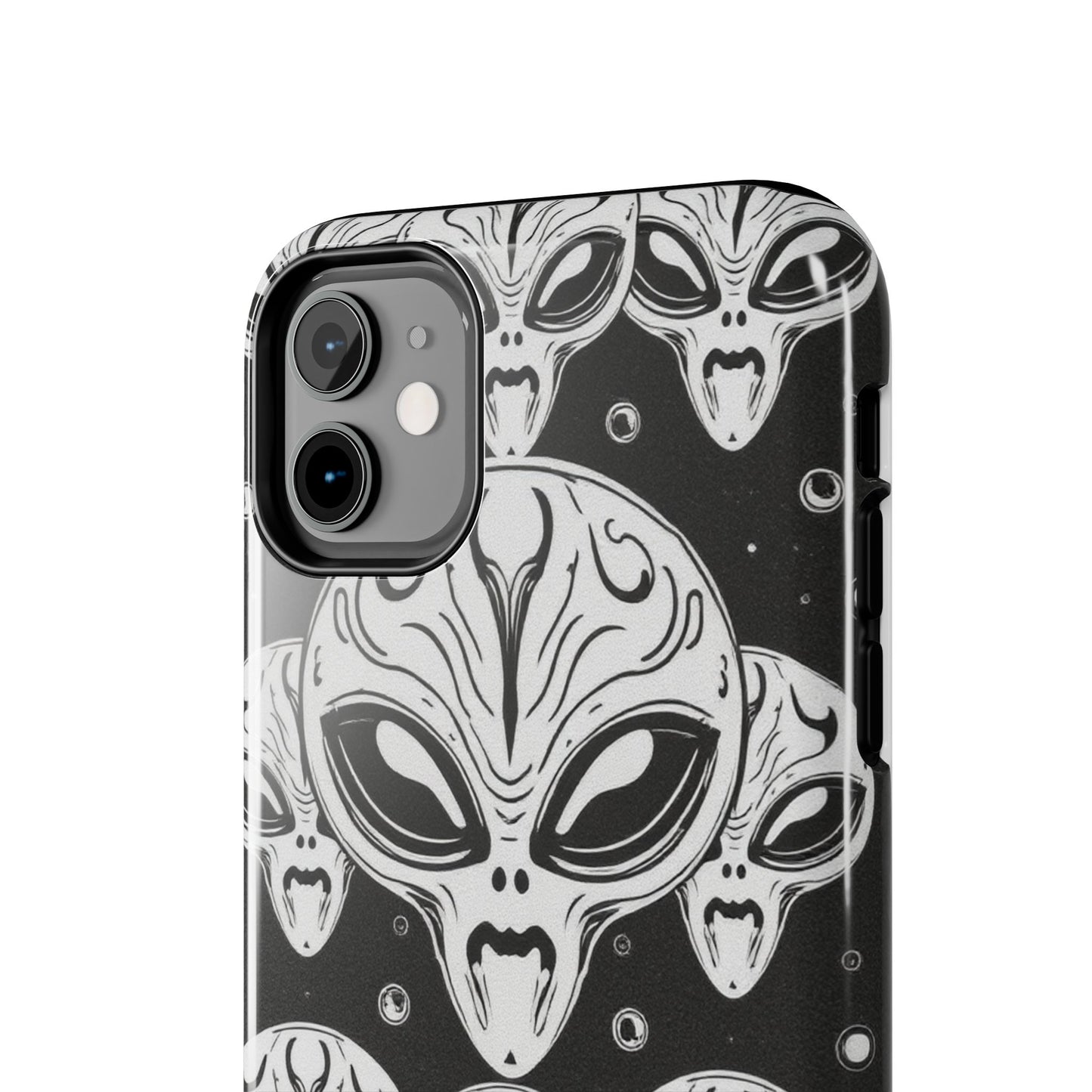 Alien Pattern Tough Phone Case - Durable Protection with Out-of-This-World Design