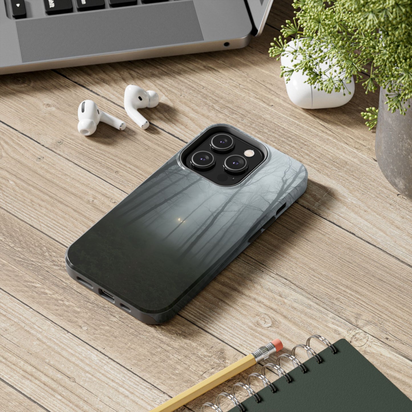 Foggy Forest Tough Phone Case - Durable & Stylish Protection
