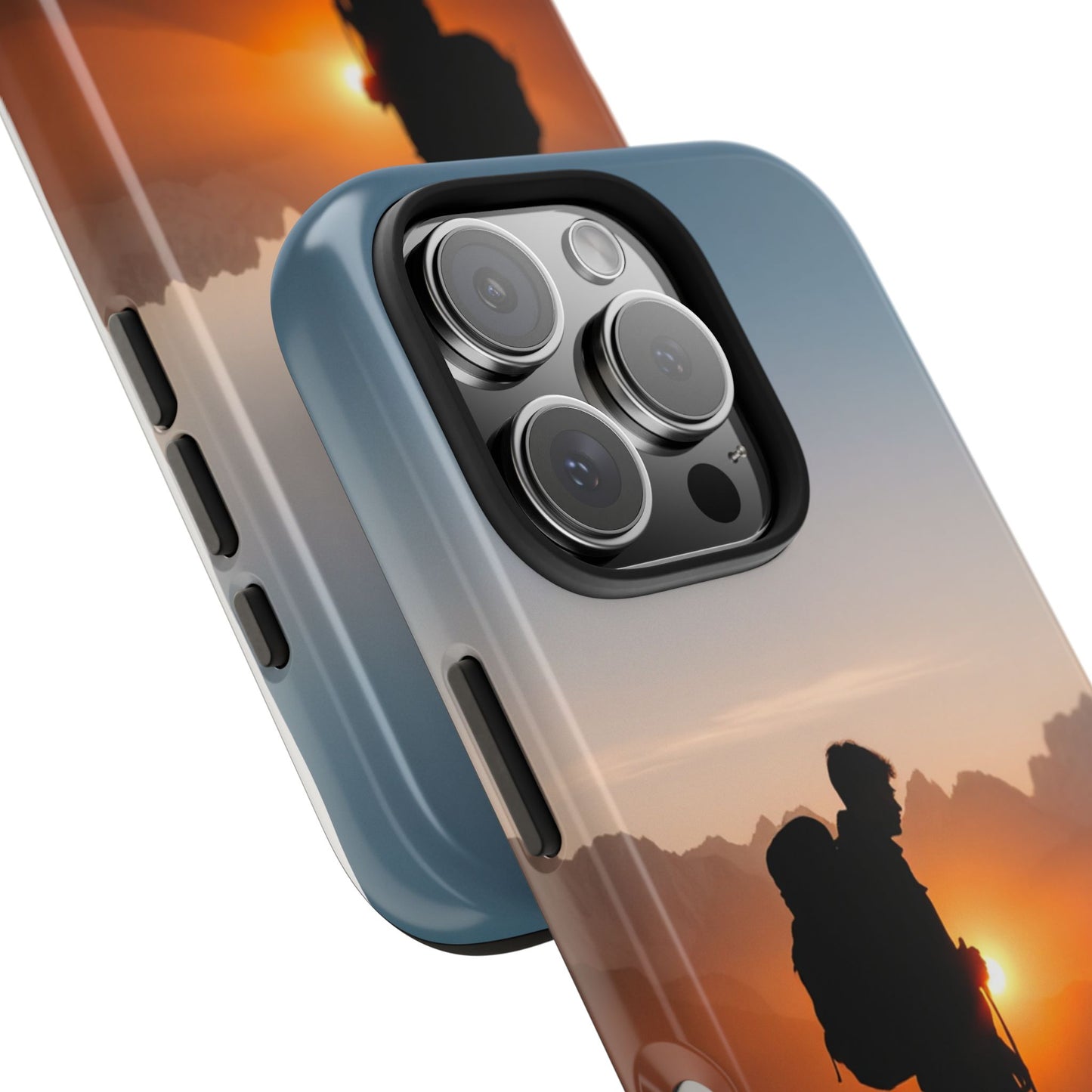 Explorer Adventure Sunset Mountain iPhone Case