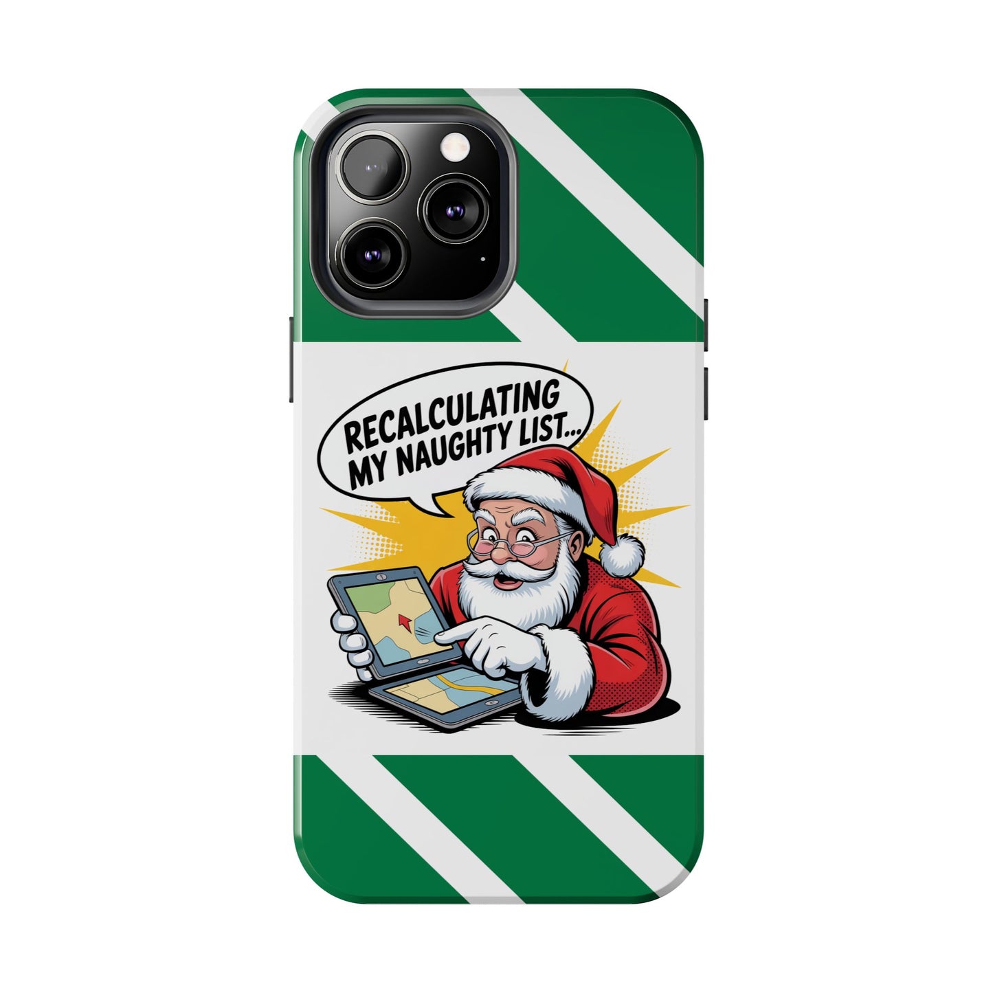 Santa Naughty List Phone Case - Tough & Fun Holiday Protection