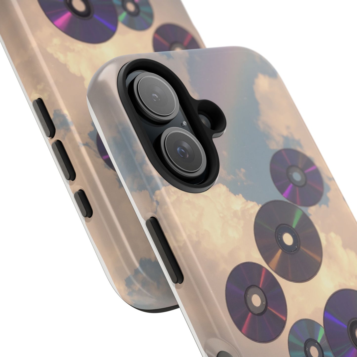 Vibrant Cloud CD Tough Phone Case - Durable and Stylish