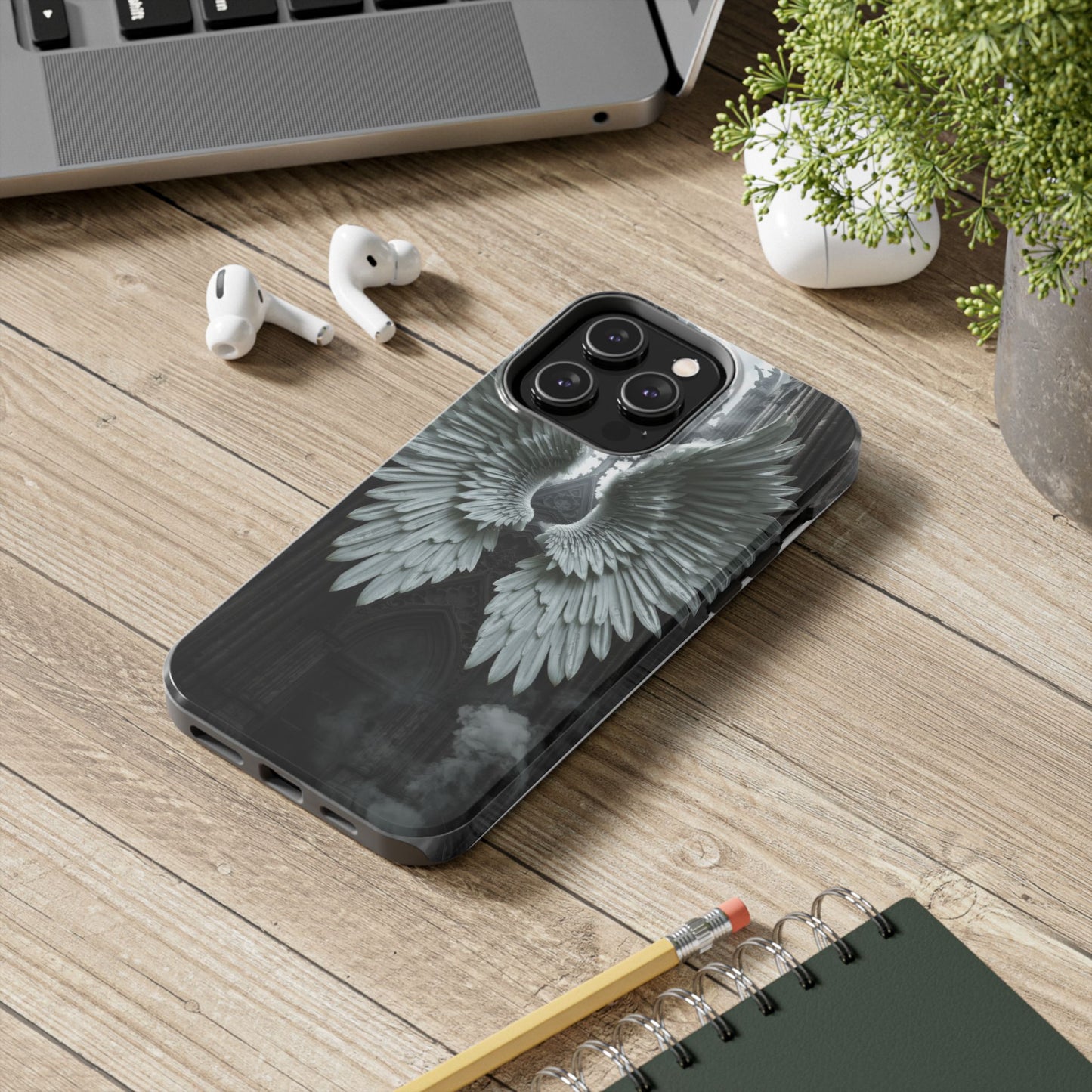 Angel Wings Tough Phone Case - Durable & Stylish Protection for Creatives