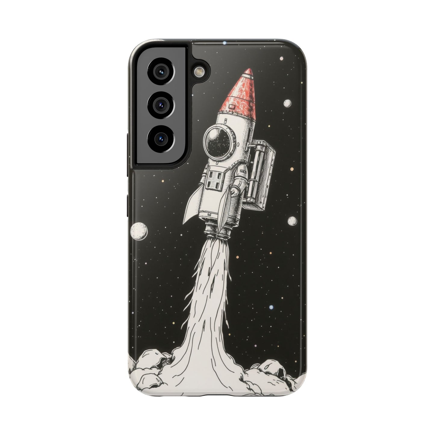 Cool Tough Phone Case for iPhone - Astro-Rocket Bond