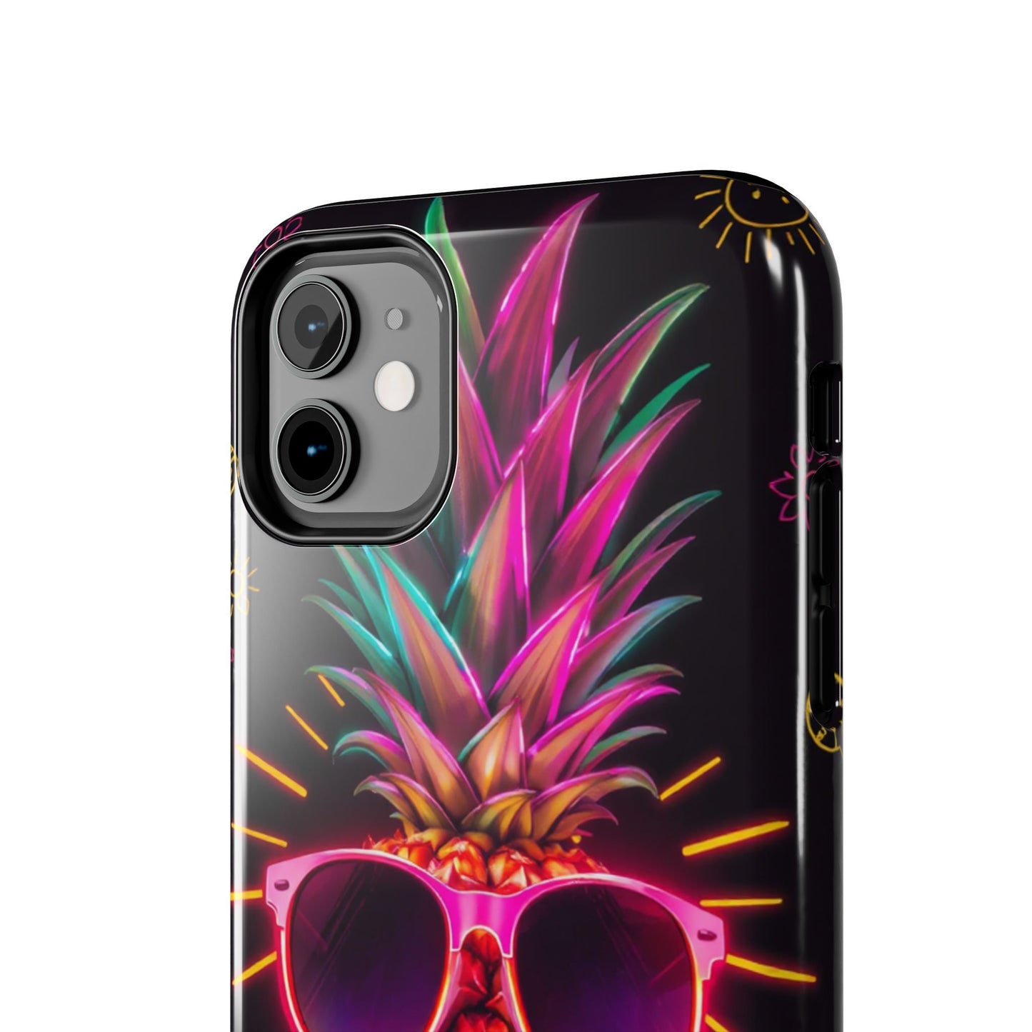 Tough Pineapple Phone Case - Cool, Vibrant Design Perfect for Summer Vibes