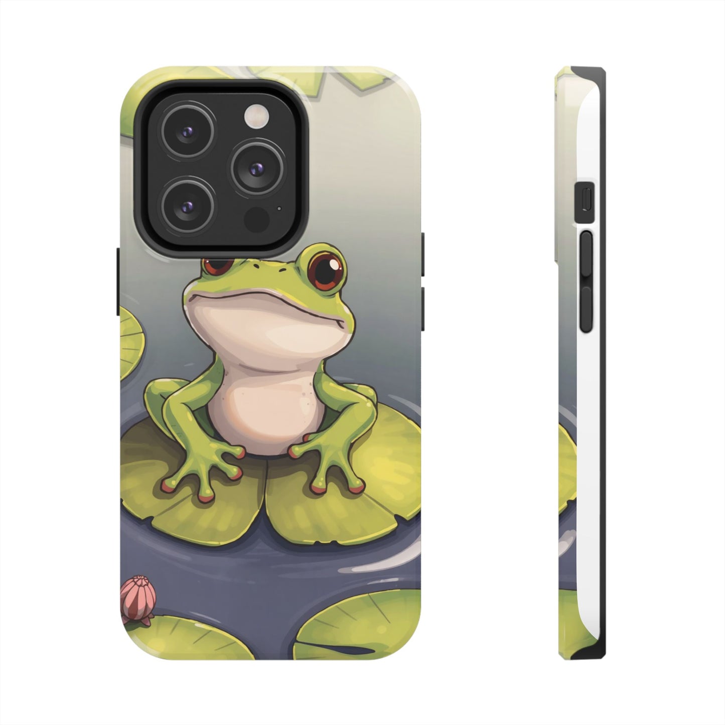 Cute Frog Tough Phone Case - Durable Protection with Nature Vibe
