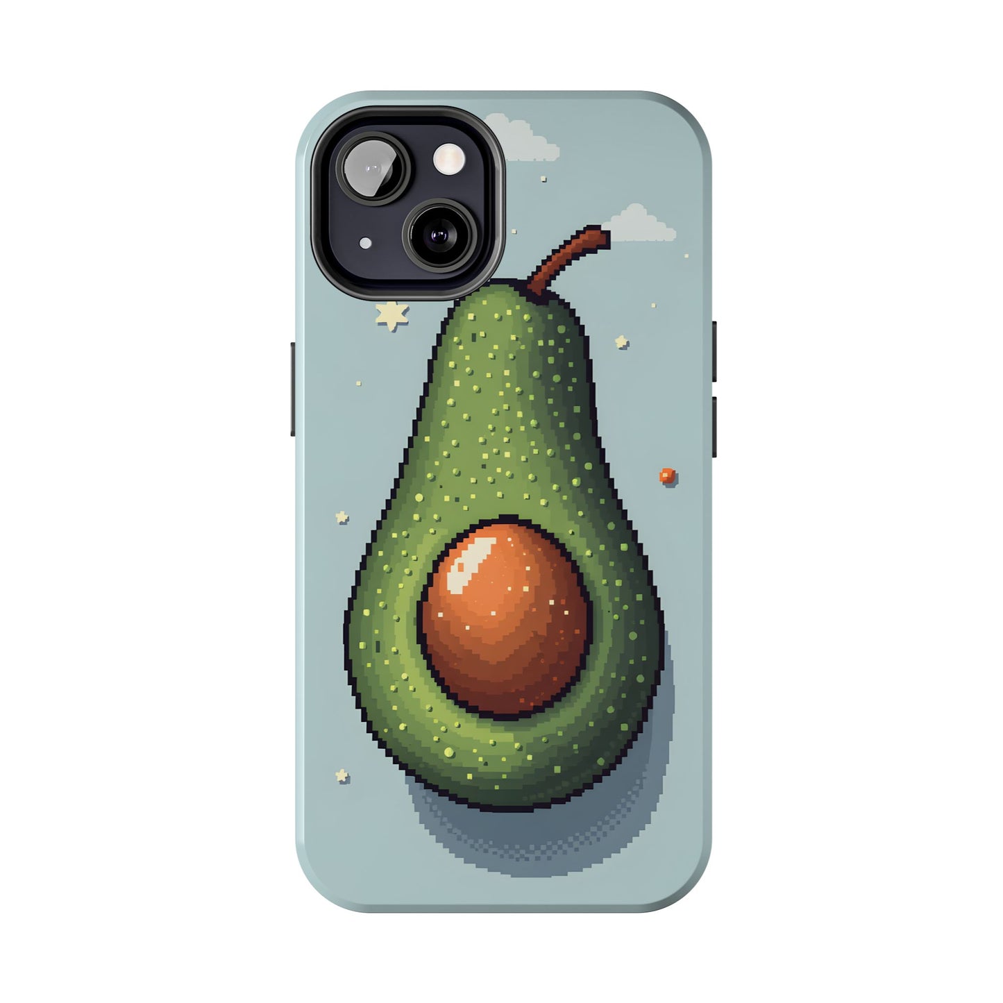 Pixel Avocado Tough Phone Case - Perfect for Foodies & Nature Lovers - for iPhone