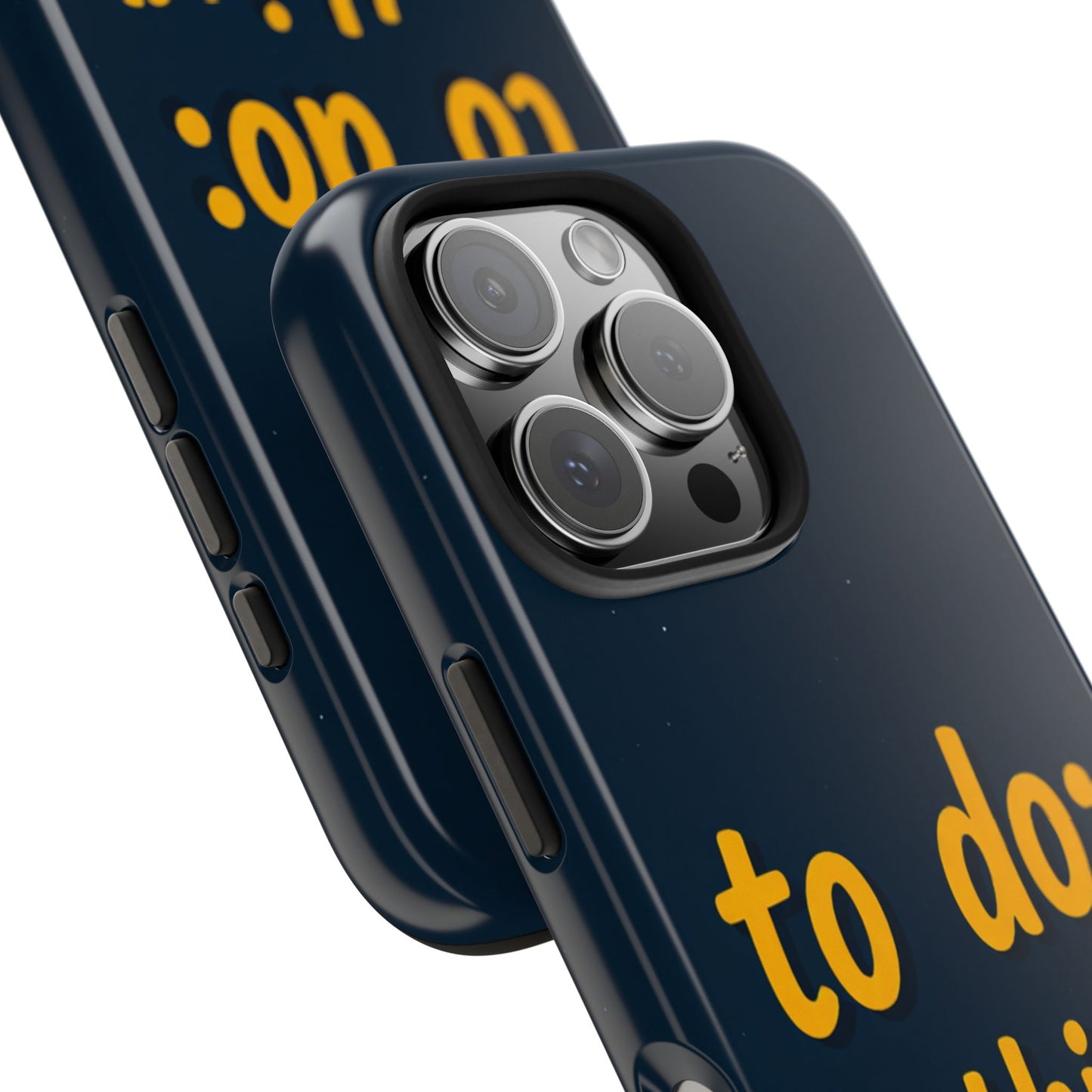 Funny Tough Phone Case - To Do: Nothing | Unique Gift for College Students, Lazy Days, Relaxation Motivation, Minimalist Phone Cover