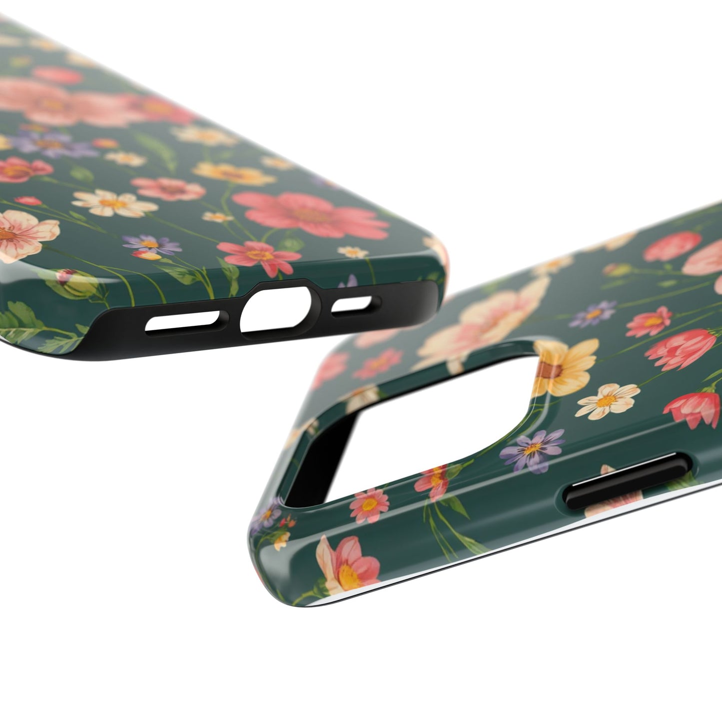 Vintage Spring Flowers Tough Phone Case - Durable Protection for iPhone