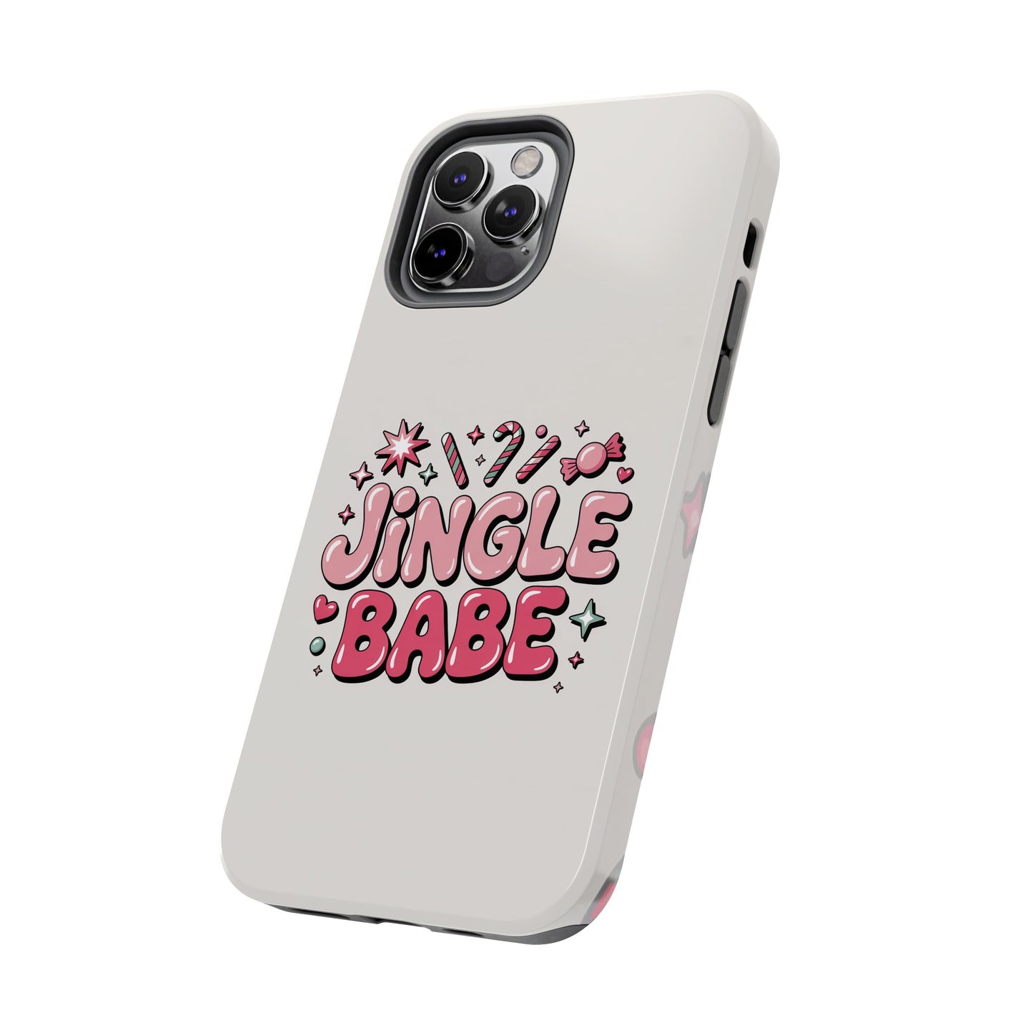 Jingle Babe Tough Phone Case - Festive Holiday Protection for Your iPhone