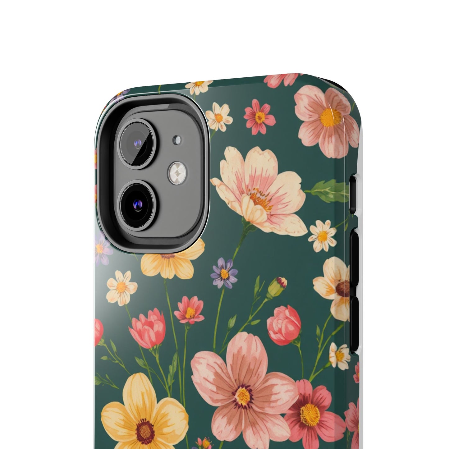 Vintage Spring Flowers Tough Phone Case - Durable Protection for iPhone
