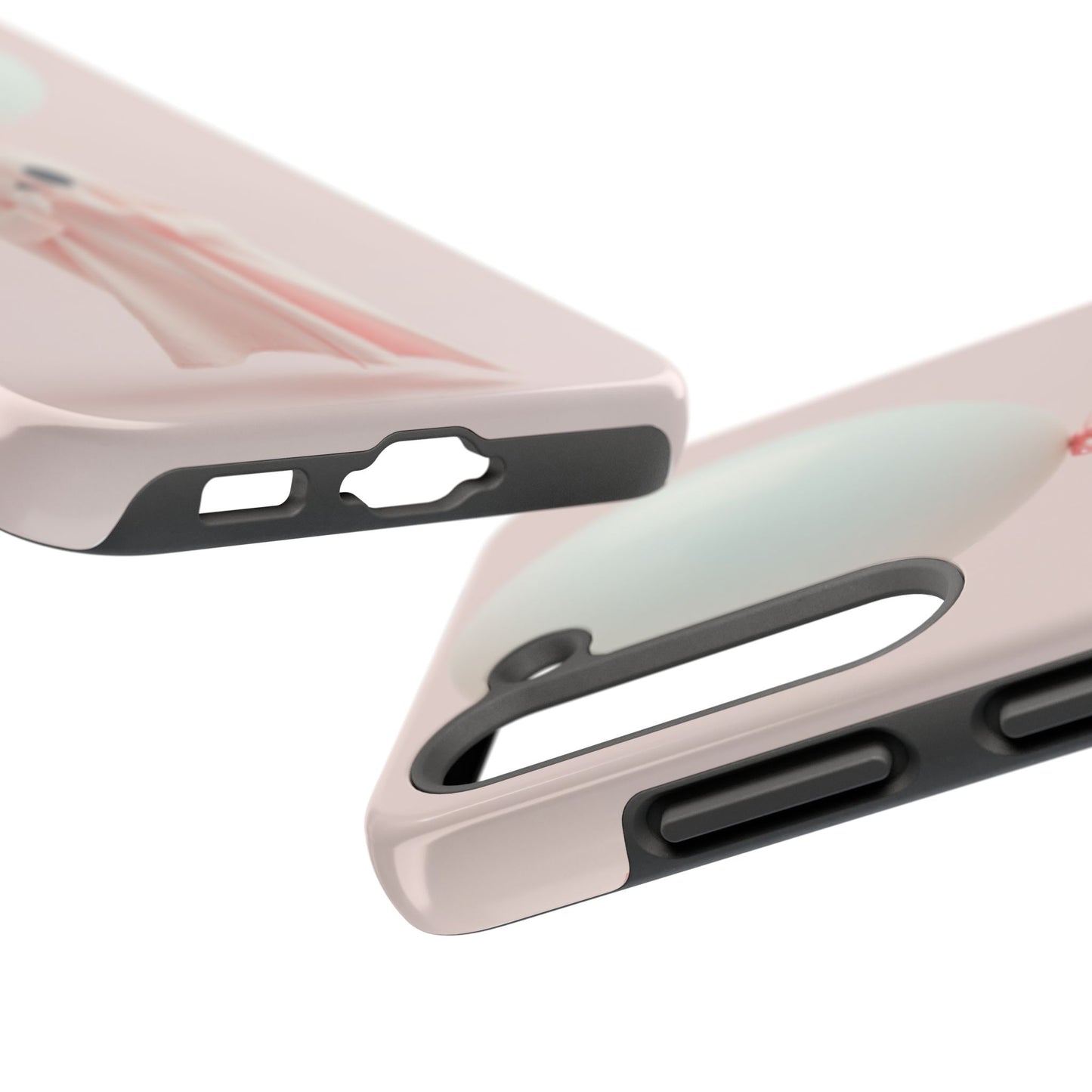 Cute Ghost Phone Case with Balloon - Tough Protection for Spooky Vibes