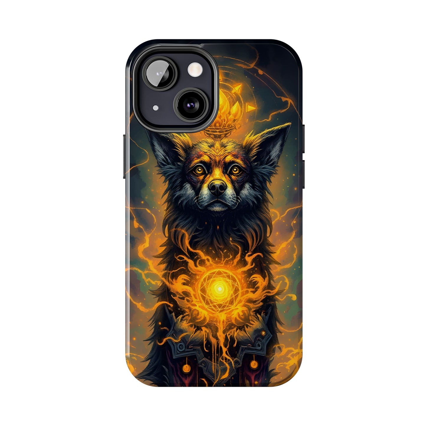 Mystical Dog of Light - Tough Phone Case - Durable Protection with Inspired Artwork - for iPhone