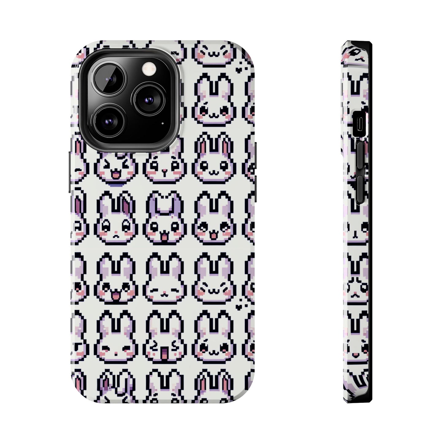 Cute Pixel Bunny Tough Phone Case - Stylish & Protective Cover for iPhone