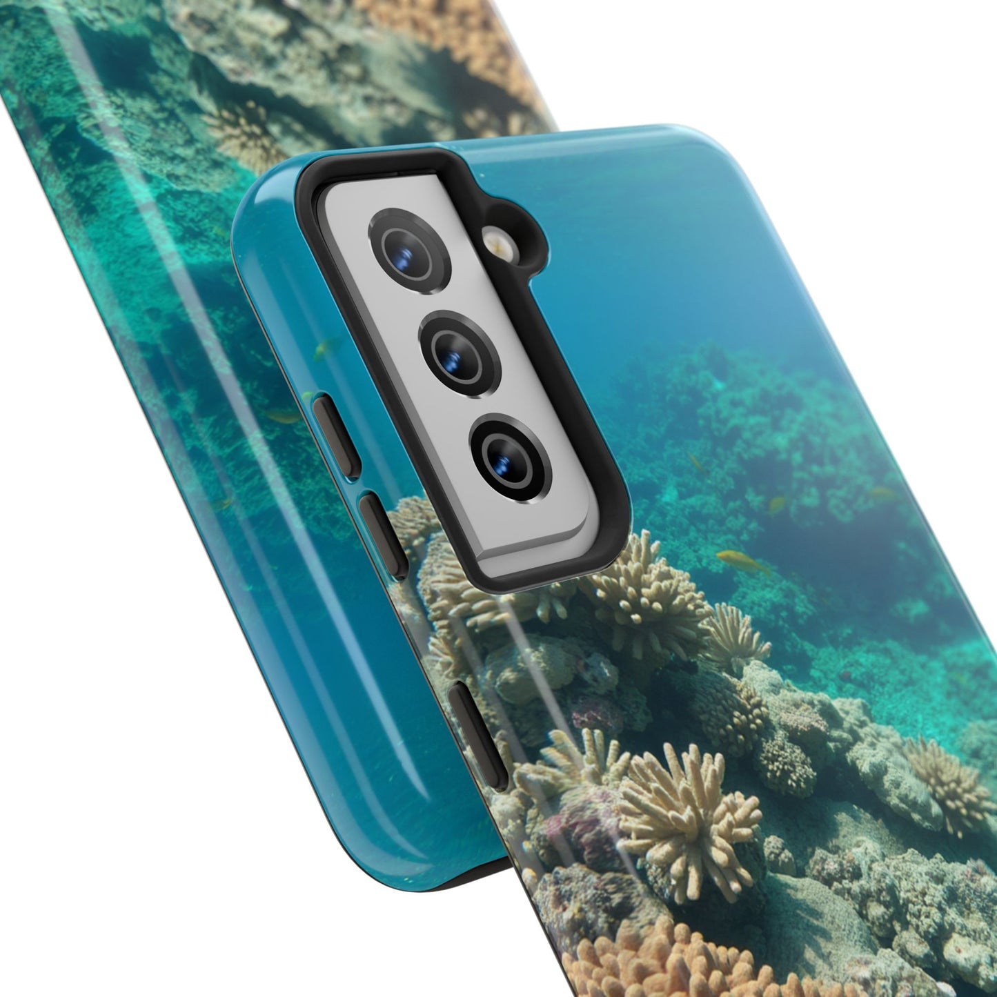 Coral Reef Tough Phone Case - Ocean Vibes Protection for Adventure Lovers