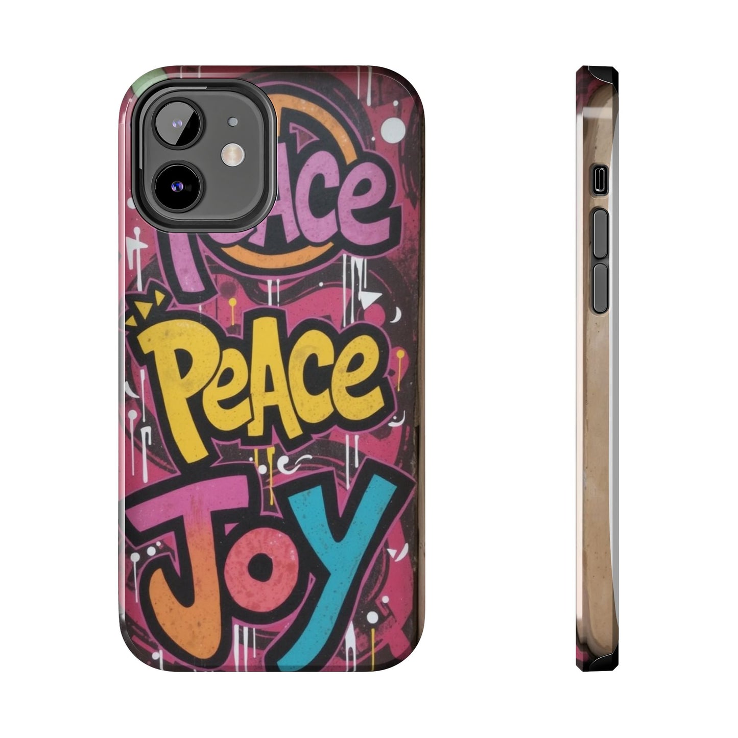 Colorful Peace Joy Tough Phone Case