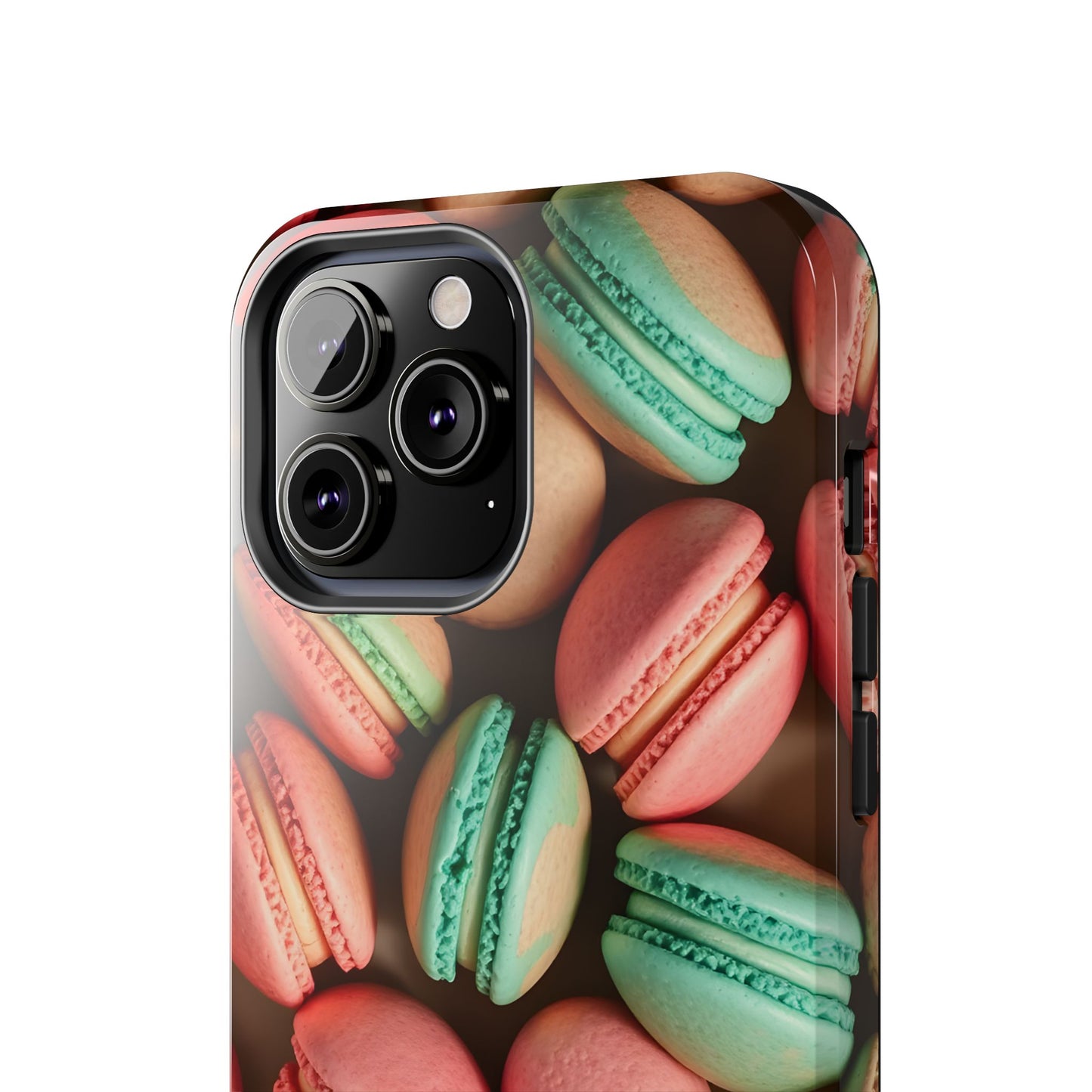 Colorful Tasty Macarons Tough Phone Case - Durable Protection with Sweet Aesthetic - for iPhone