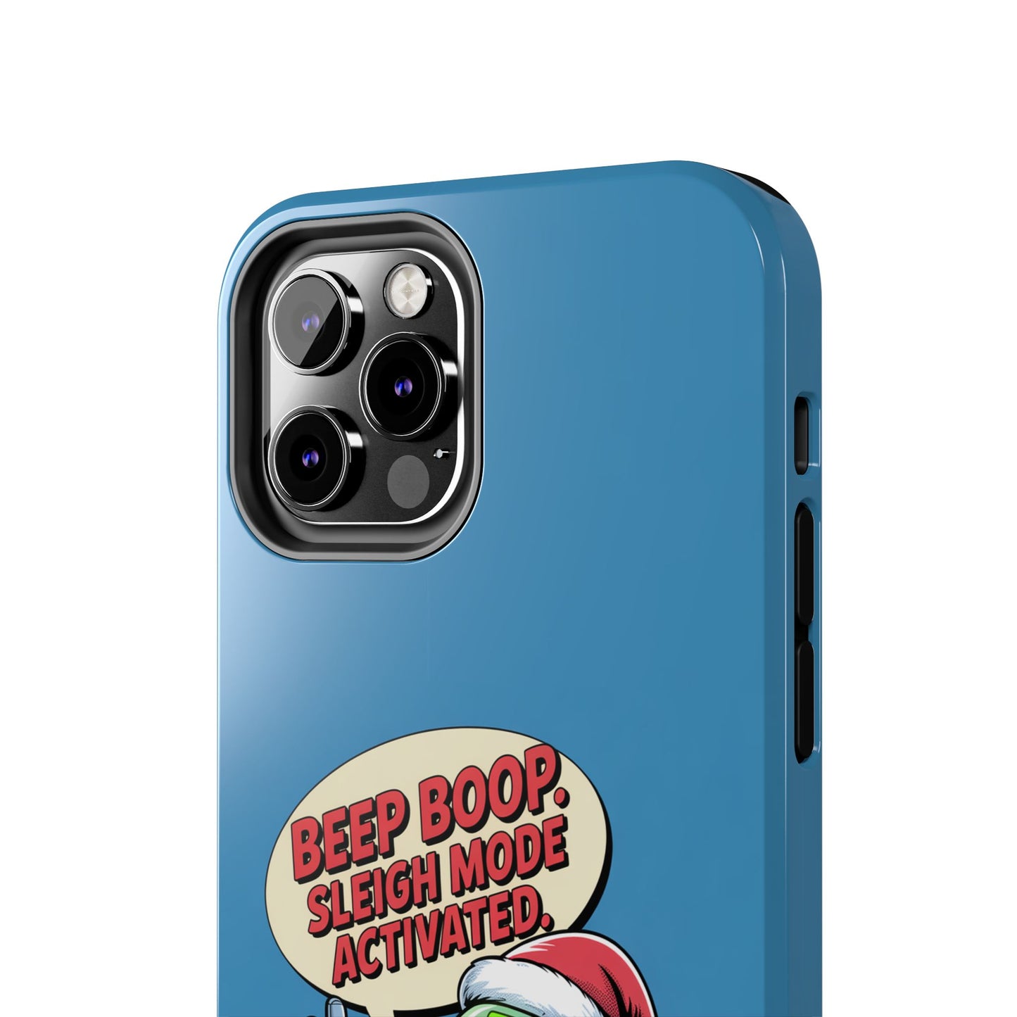 Funny Robot Holiday Phone Case - Beep Boop Sleigh Mode Activated