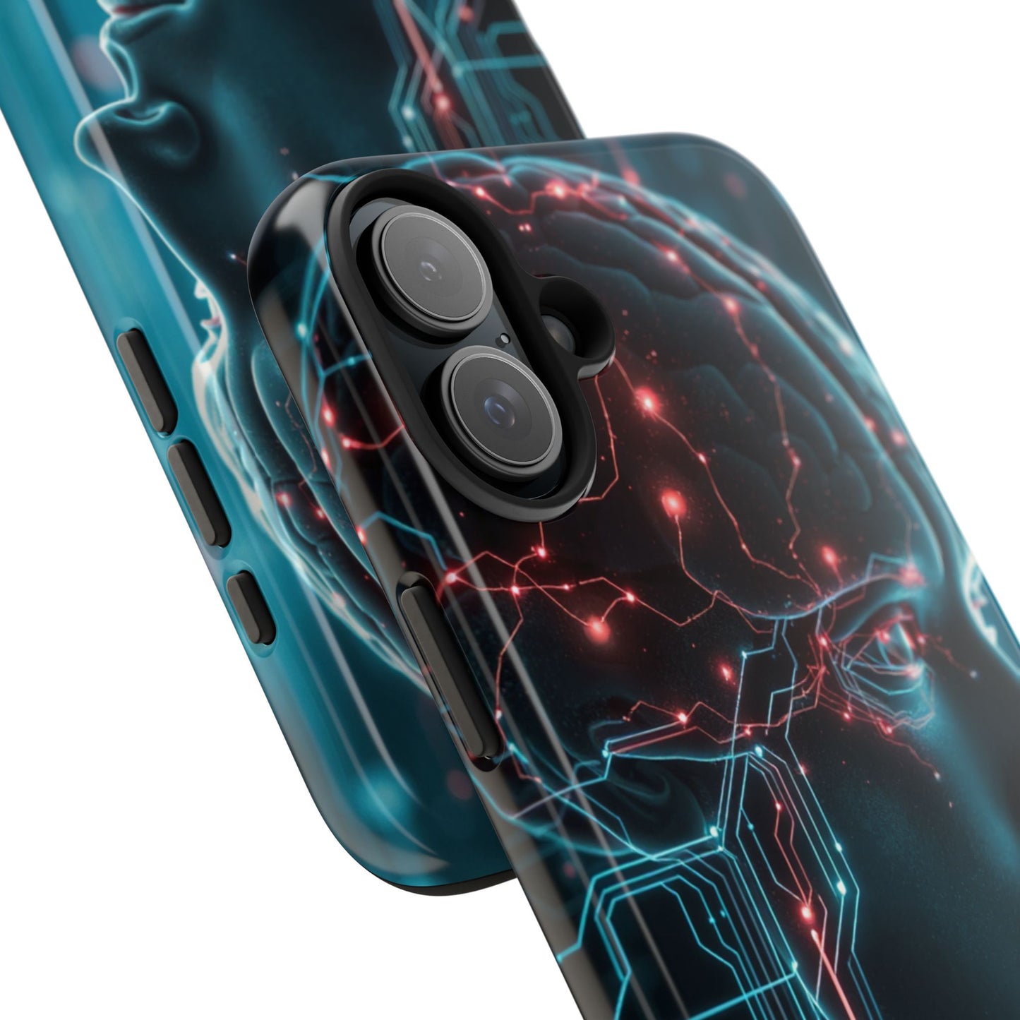 Futuristic Brain Design Tough Phone Case