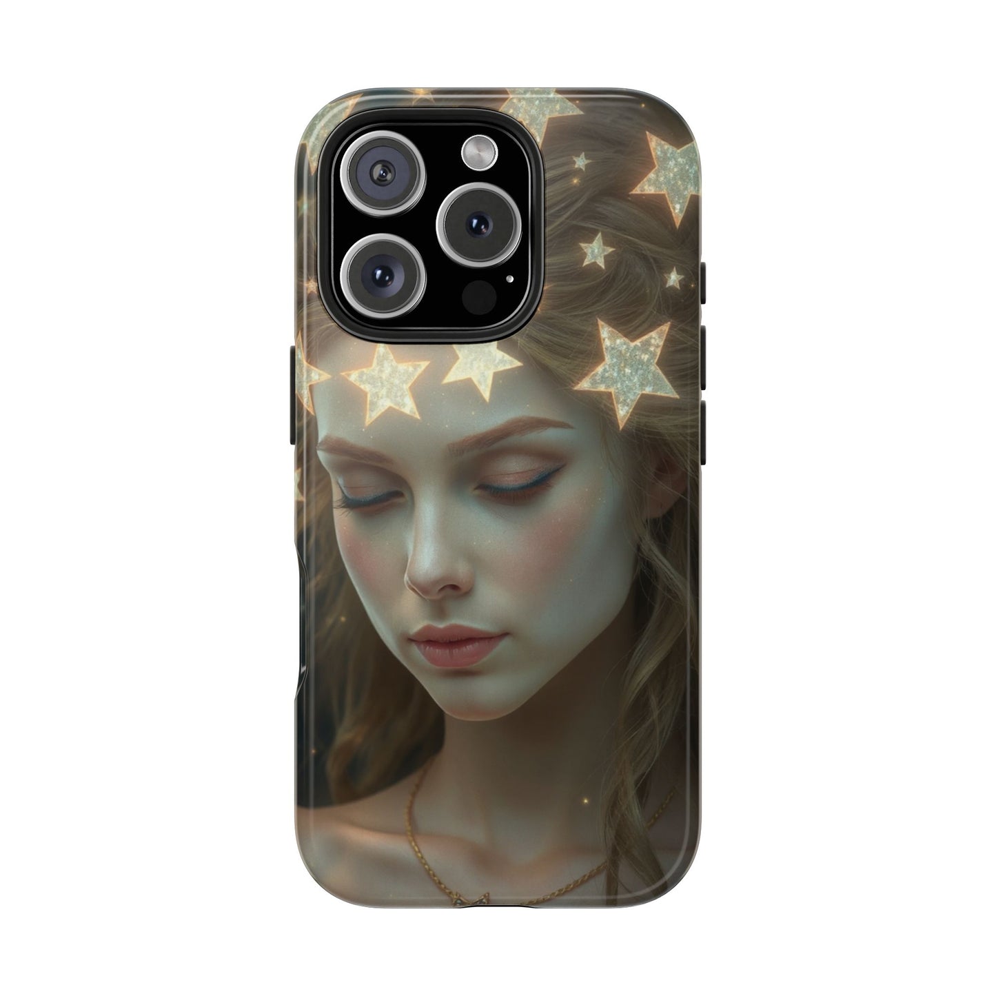 Celestial Dream Tough Phone Case - Artistic Starry Design for Style Enthusiasts
