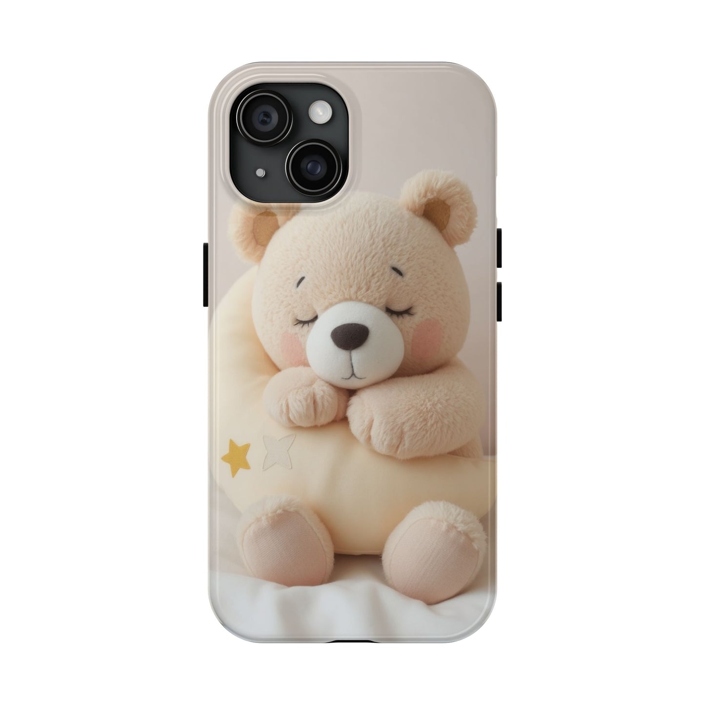 Cute Bear Tough Phone Case - Adorable Baby Animal Design for Kids & Adults