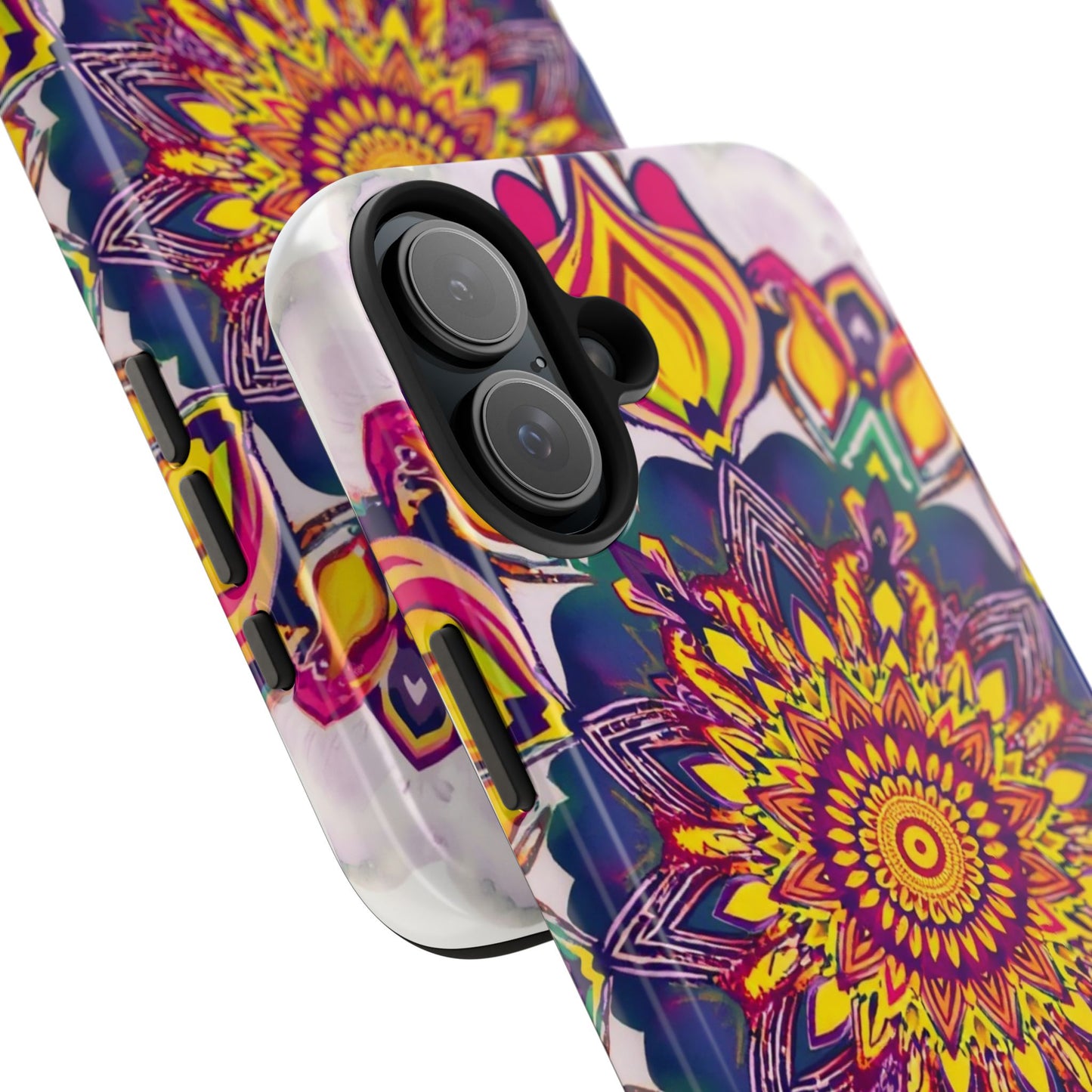 Vibrant Mandala Tough Phone Case - Boho Style Protection - for iPhone