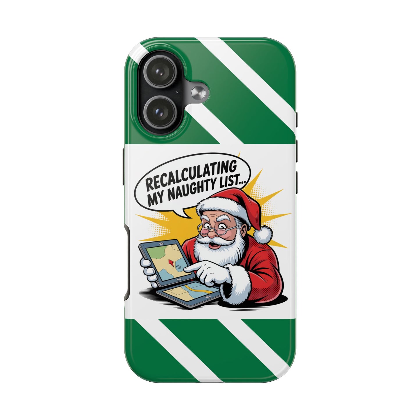 Santa Naughty List Phone Case - Tough & Fun Holiday Protection