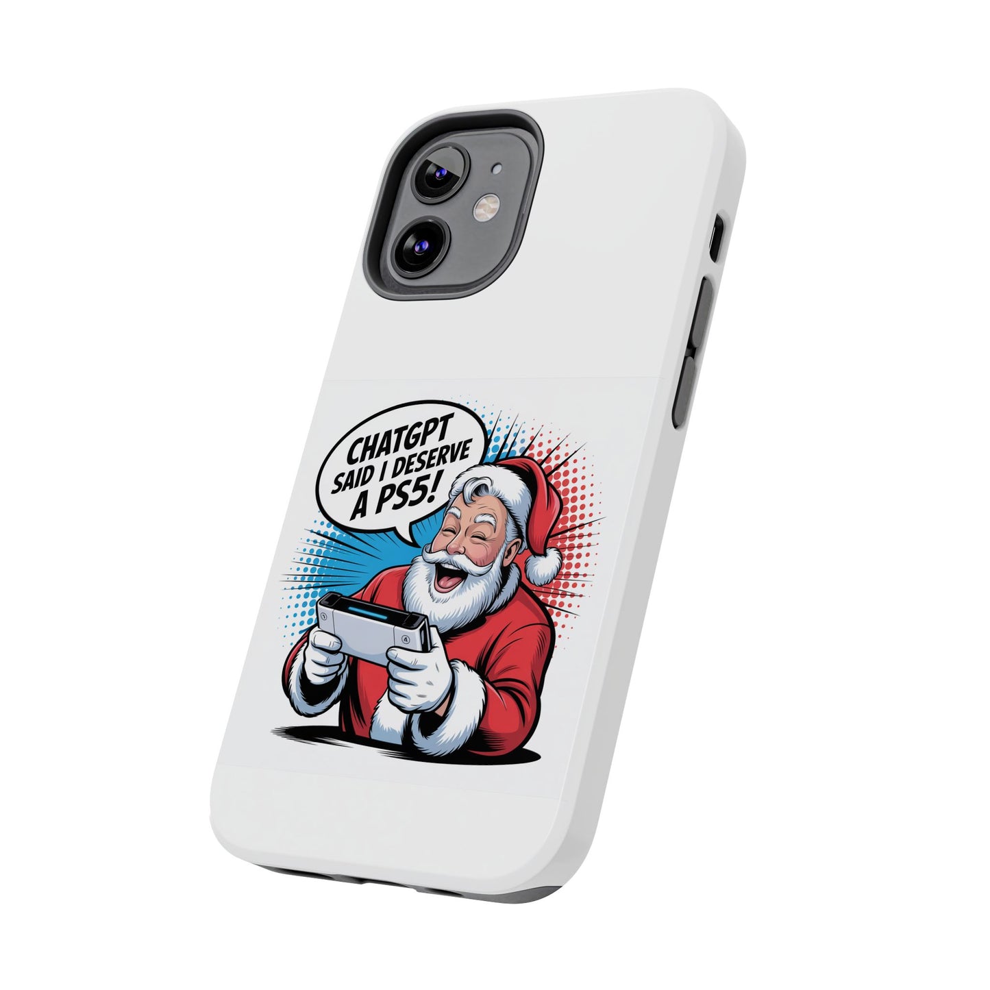 Santa Laughing  Phone Case - "CHATGPT Said I Deserve A PS5!"