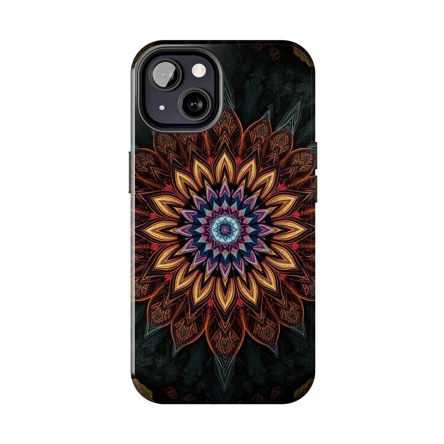 Mystic Mandala Tough Phone Case - Durable Protection with Artistic Design - for iPhone