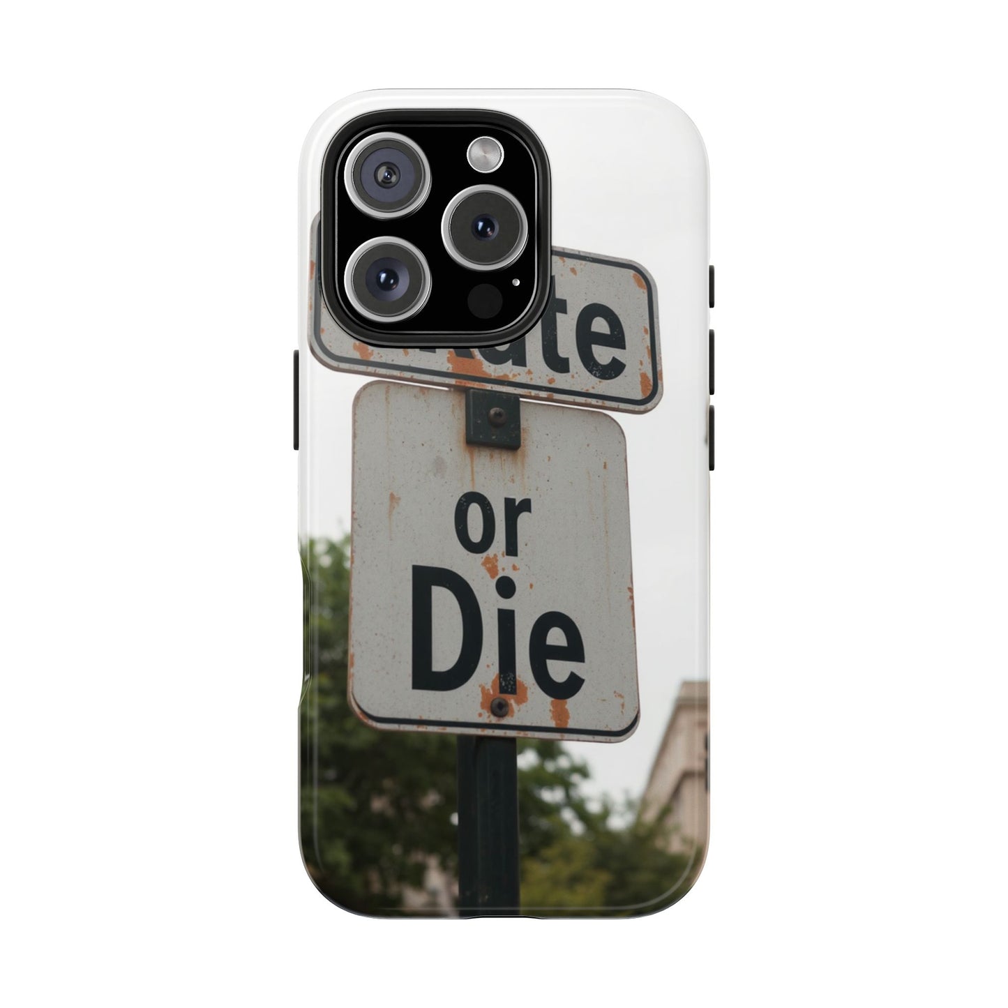 Skate or Die Tough Phone Case - Durable Protection for Skaters