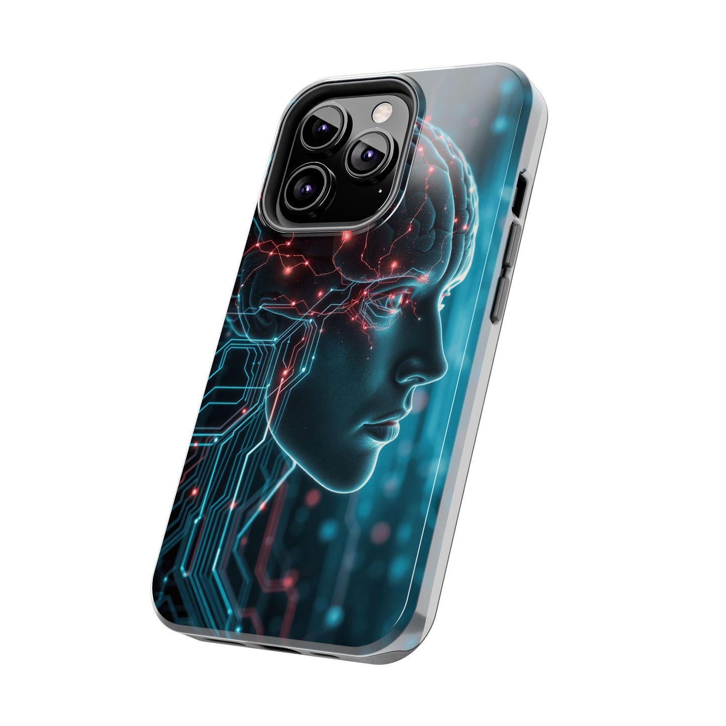 Futuristic Brain Design Tough Phone Case