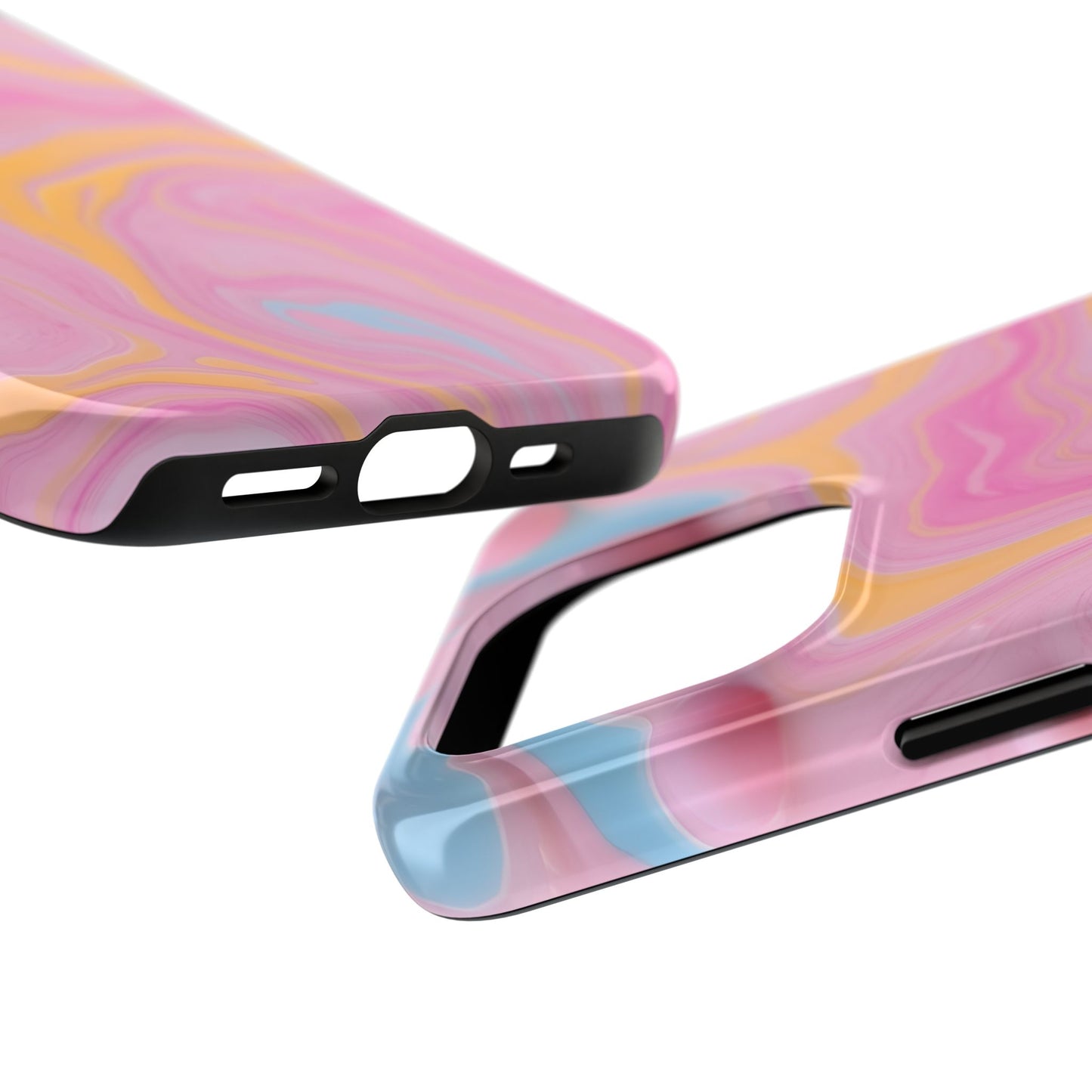 Liquid Candy Abstract Tough Phone Case - Durable Protection with Artistic Design - for iPhone